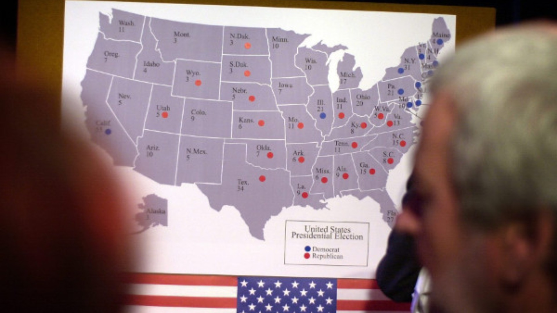 Elecciones Estados Unidos estados bisagra
