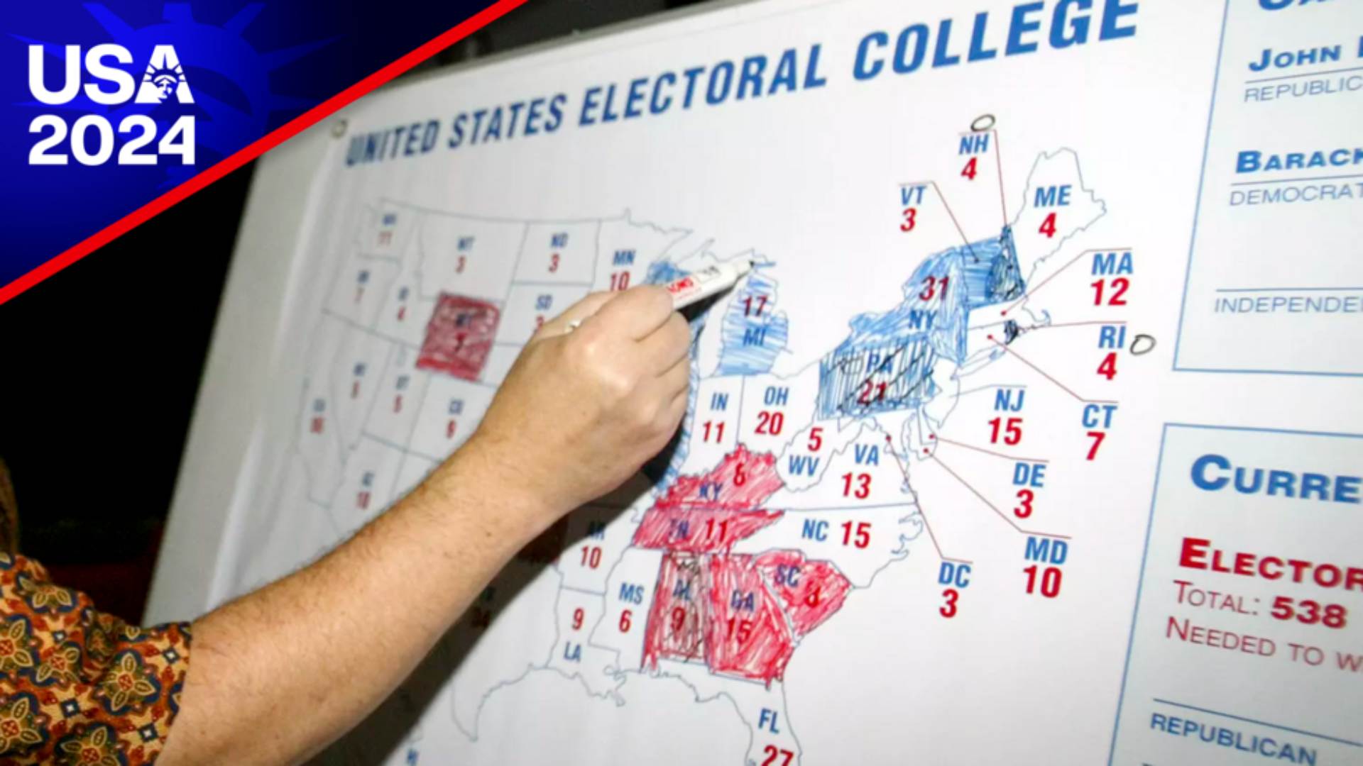 Elecciones Estados Unidos 2024: así funciona el sistema electoral