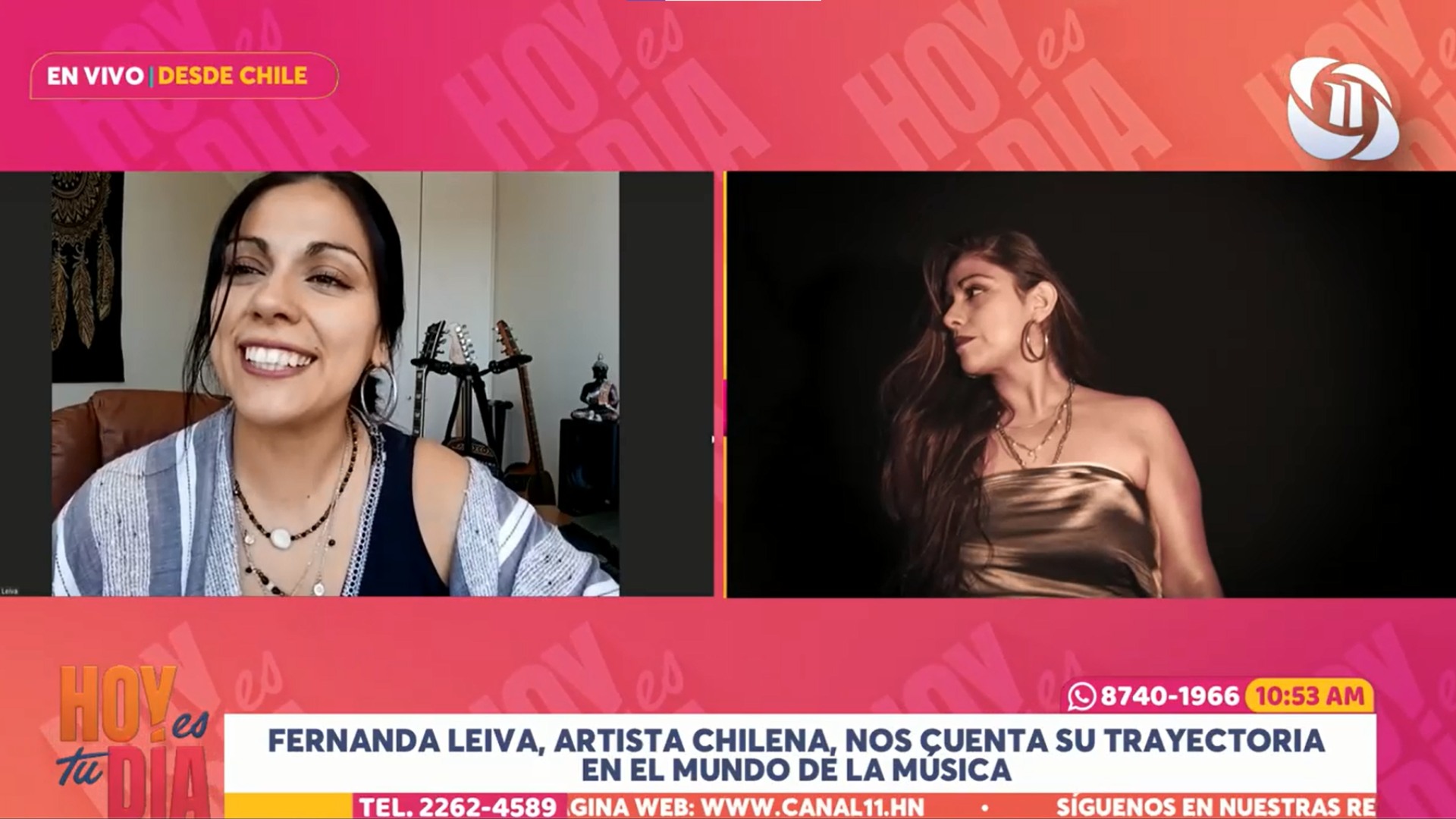 Fernanda Leiva entrevista Hoy Es Tu Día