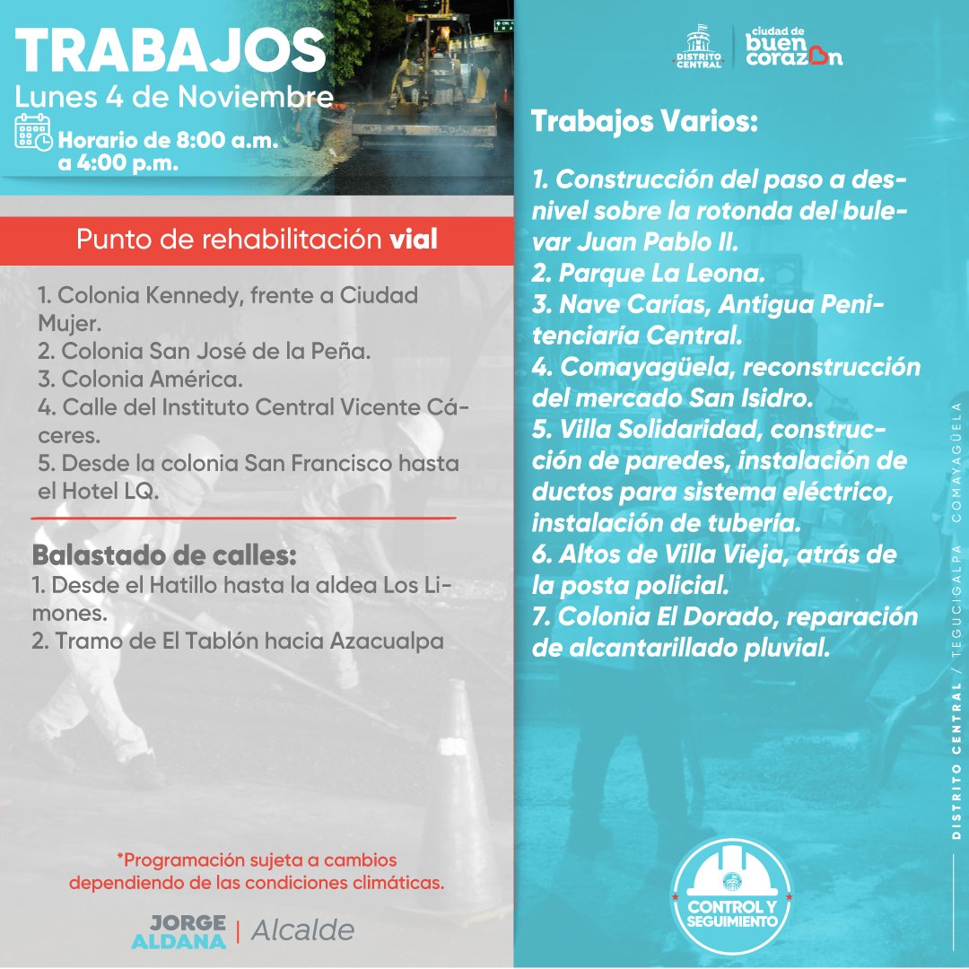calles cerradas hoy 