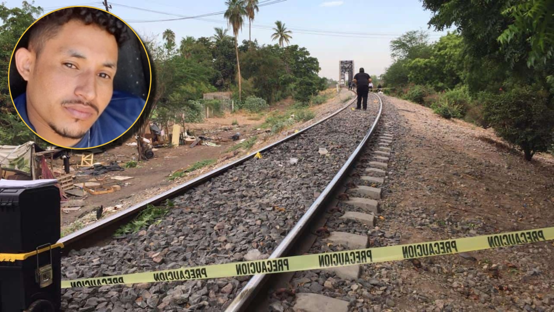 Hondureño muere en vías del tren en México