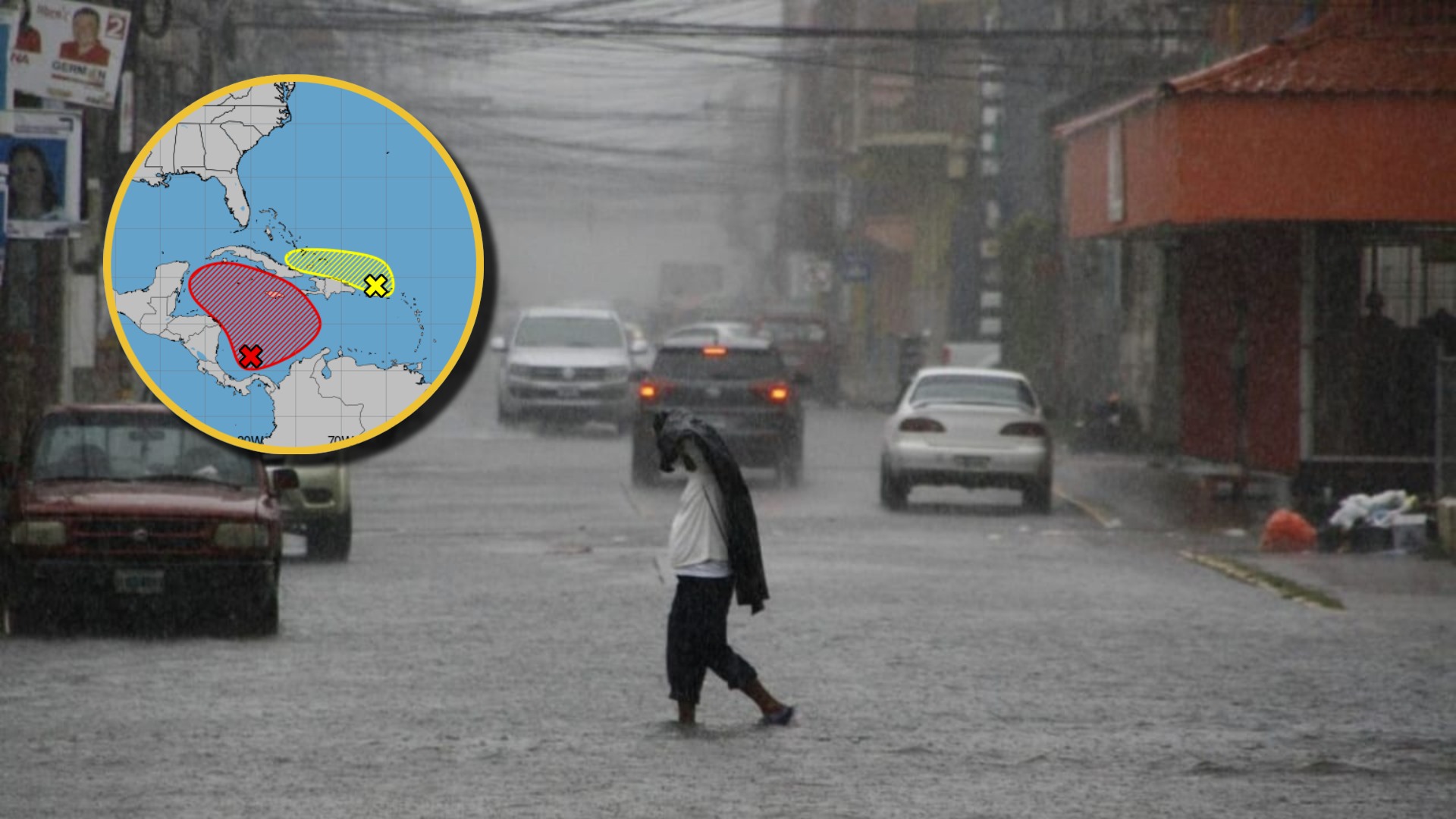lluvias en Honduras sistema de baja presión fin de semana