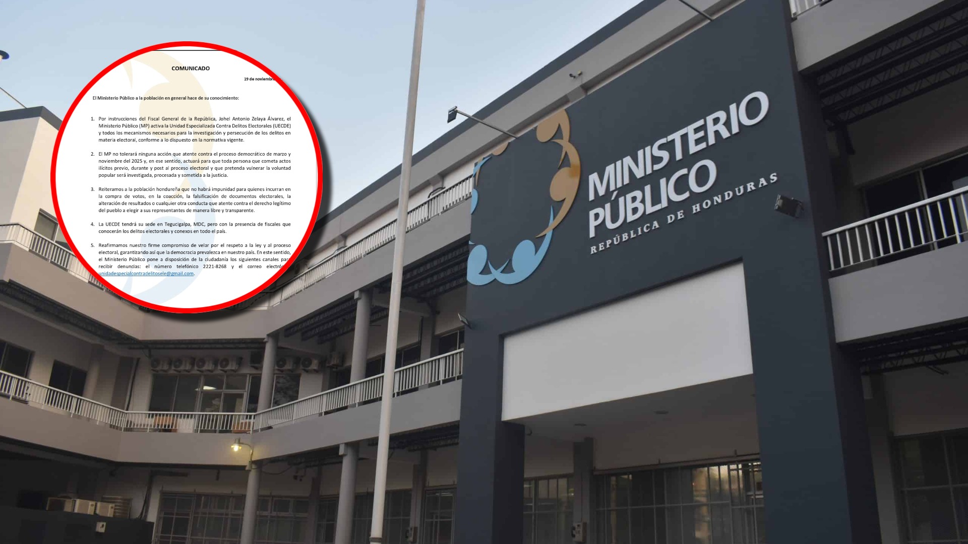 Ministerio Público Unidad Especializada Contra Delitos Electorales