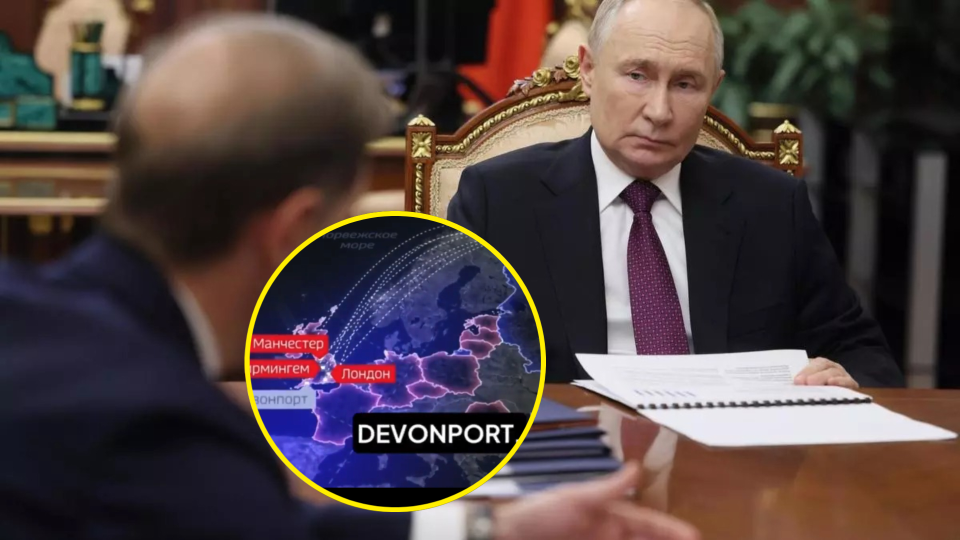 A través de un video se muestra la simulación de como Rusia podría bombardear a países europeos.