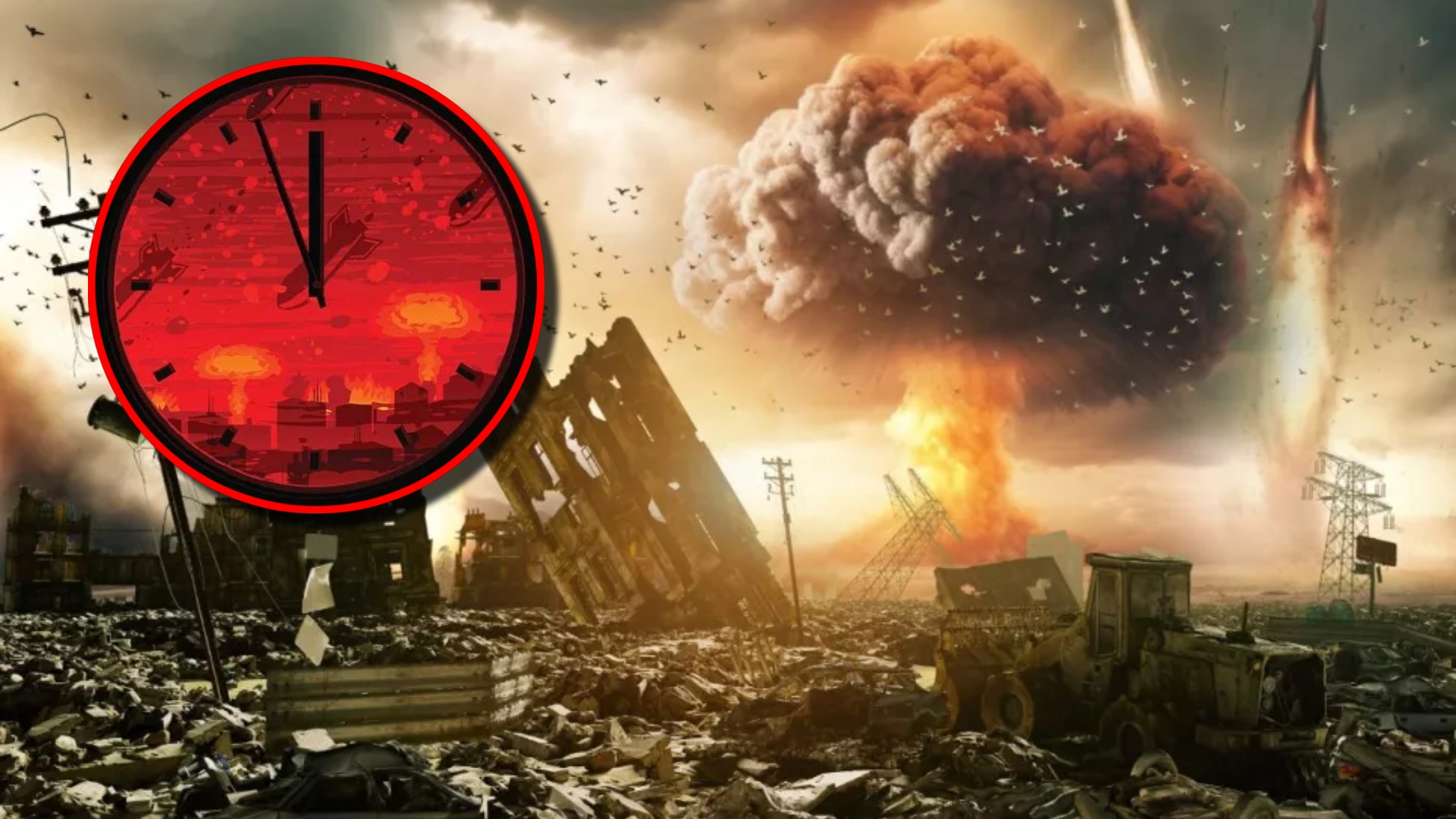 Reloj del Fin del Mundo medianoche apocalipsis