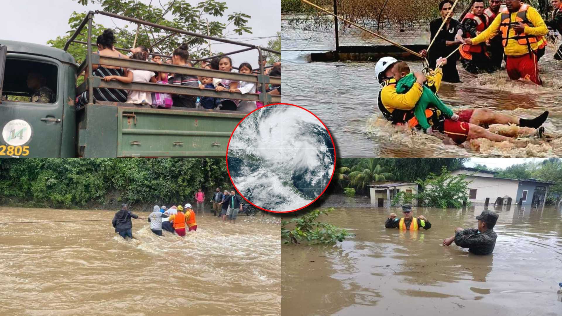 Depresión tropical Sara: impactantes imágenes en Honduras