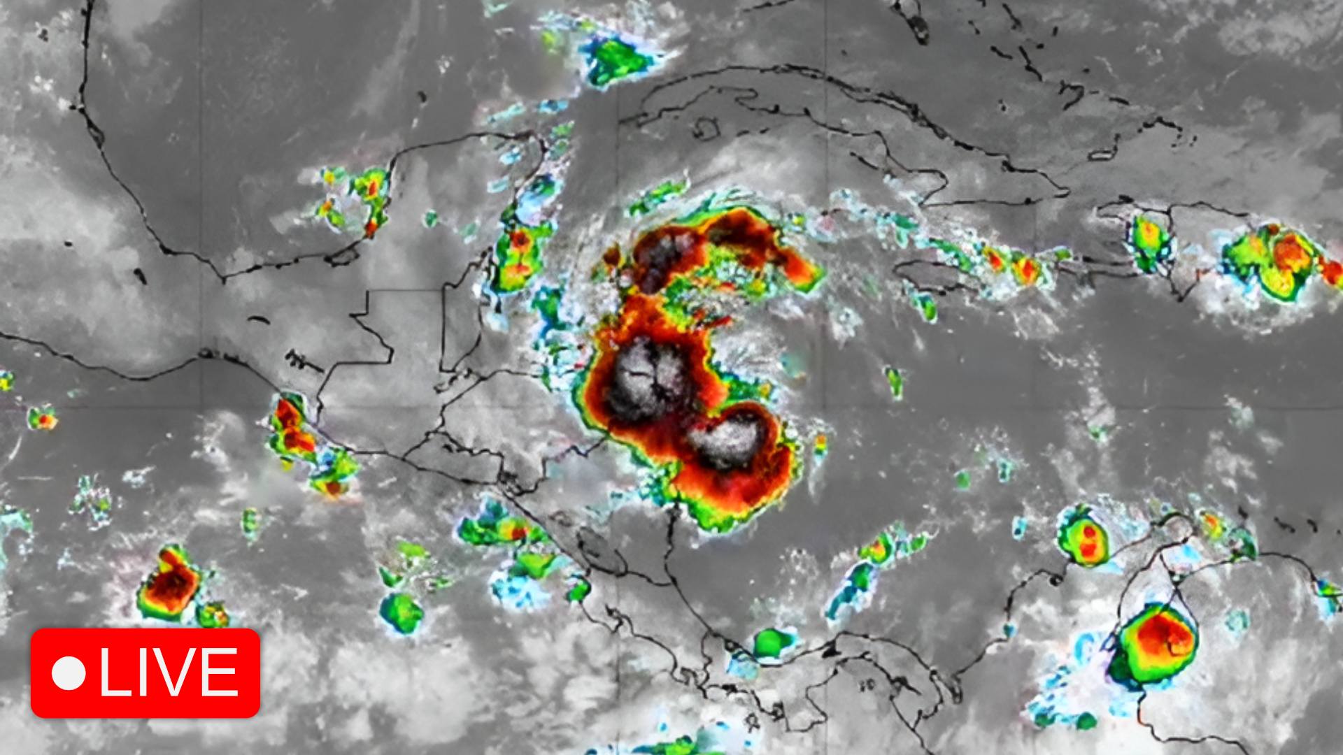 Depresión tropical Sara trayectoria en vivo: lluvias en Honduras