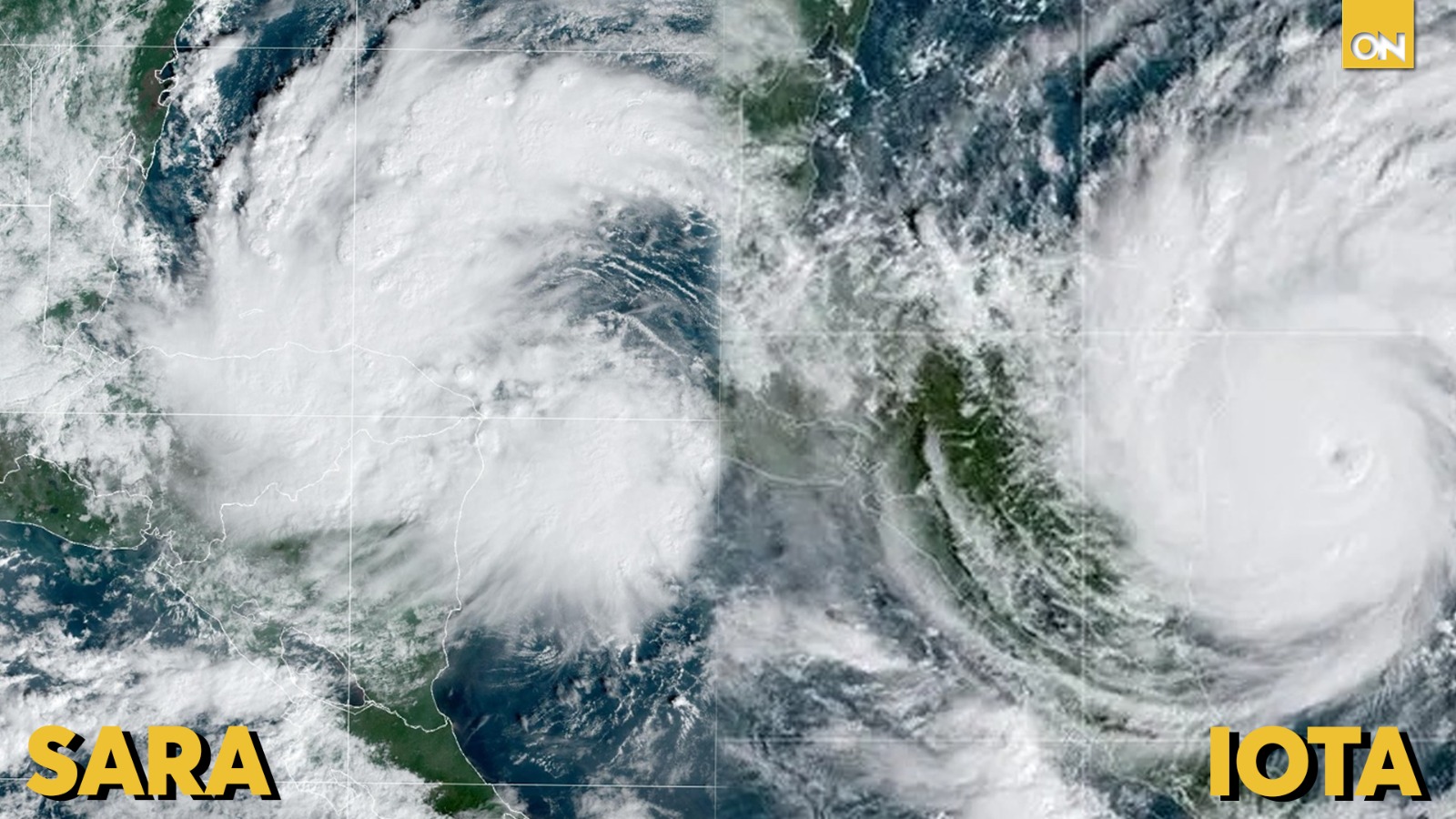 Tormenta tropical Sara supera a Iota en La Ceiba, Honduras