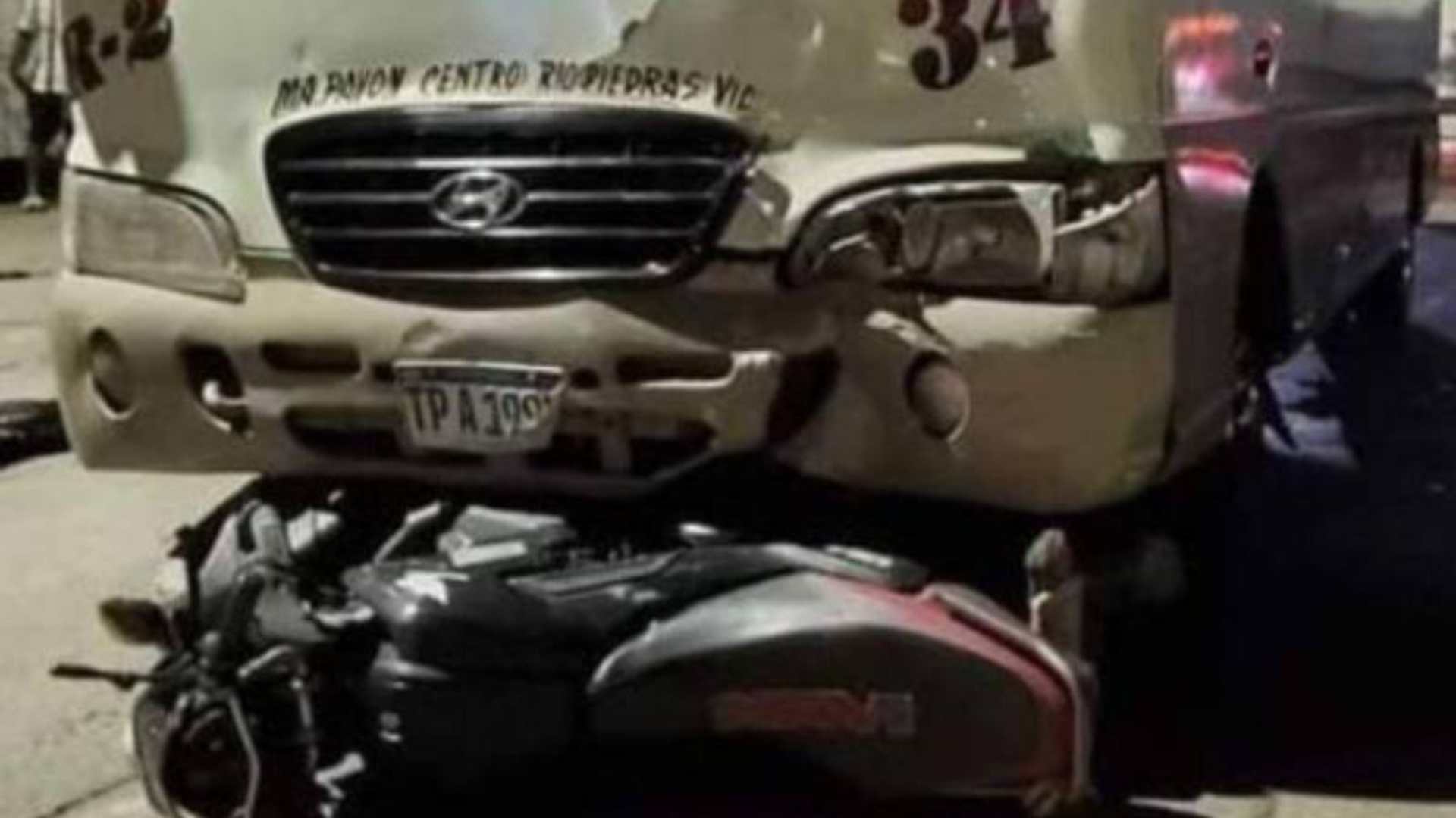 mujer accidente san pedro sula