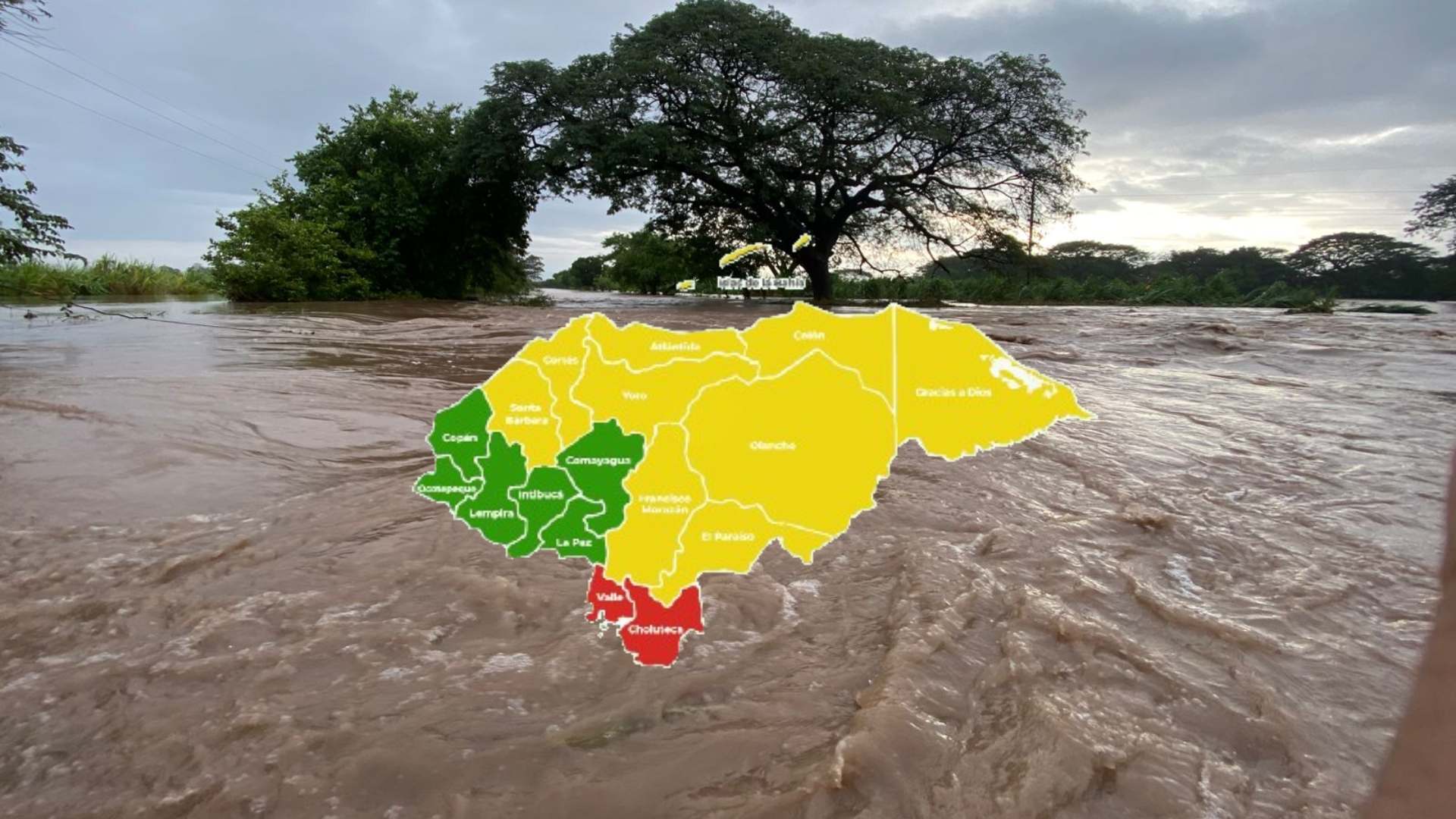 Alerta roja en Honduras en Valle y Choluteca por efectos de Sara
