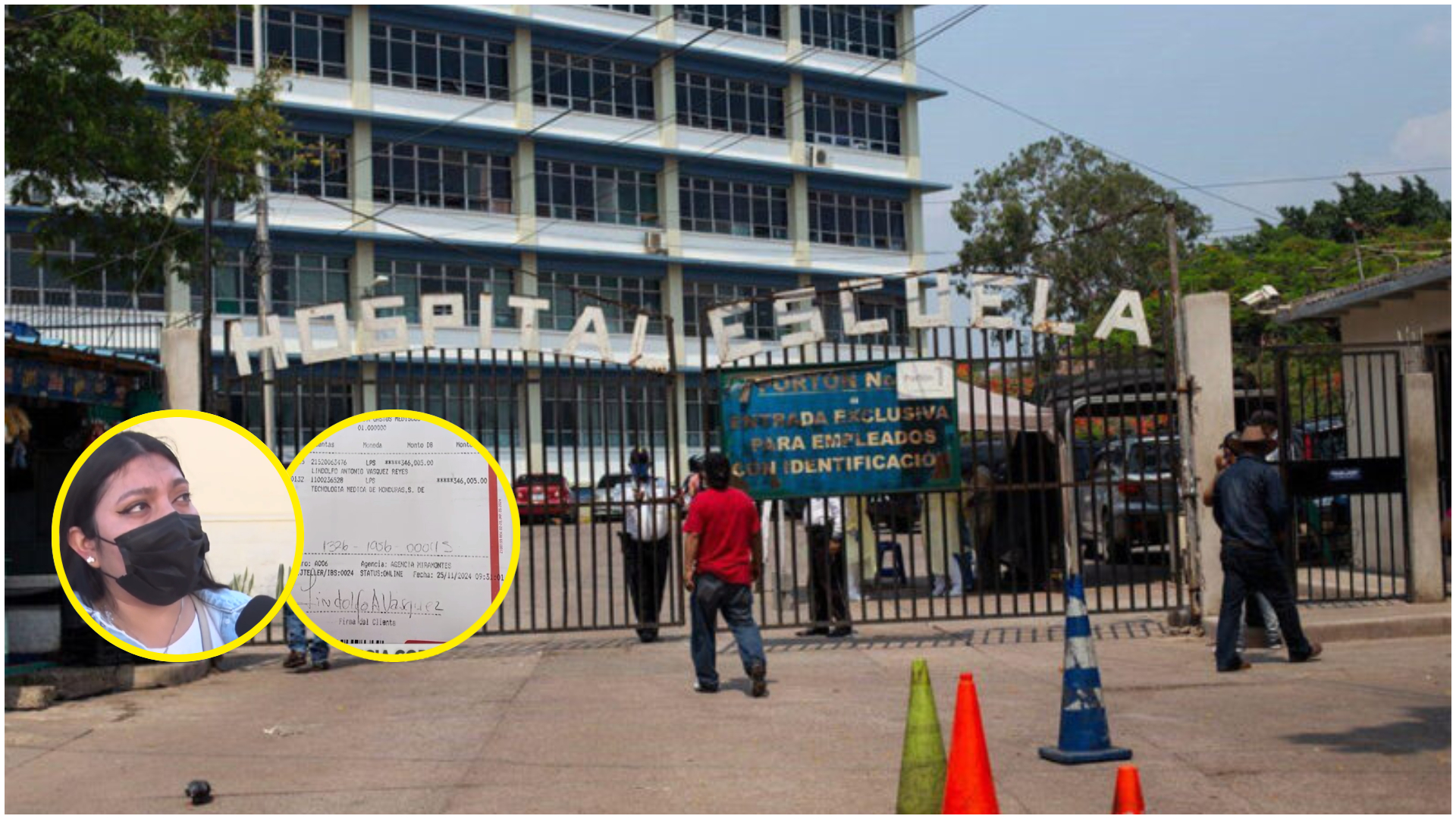 Denuncia por cobro excesivo en el Hospital Escuela
