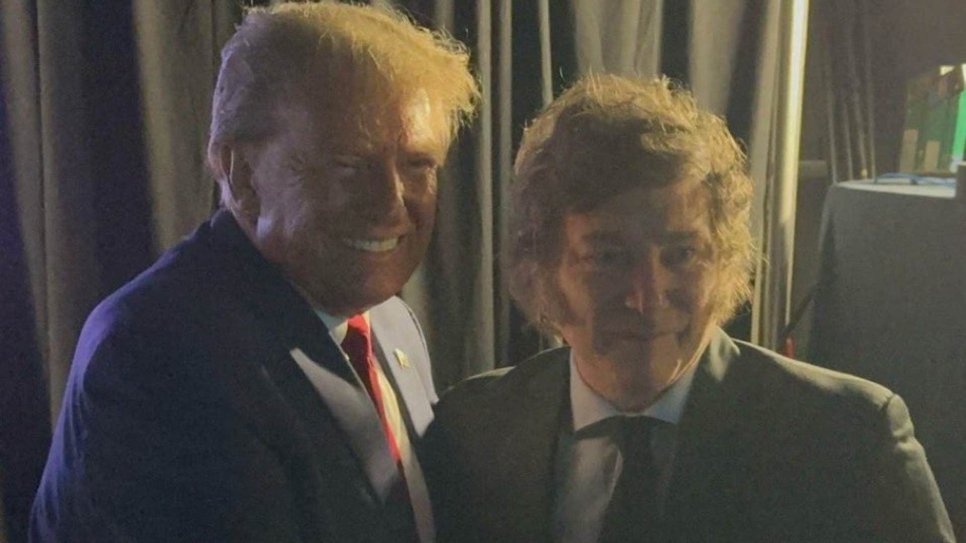 donald trump y javier milei