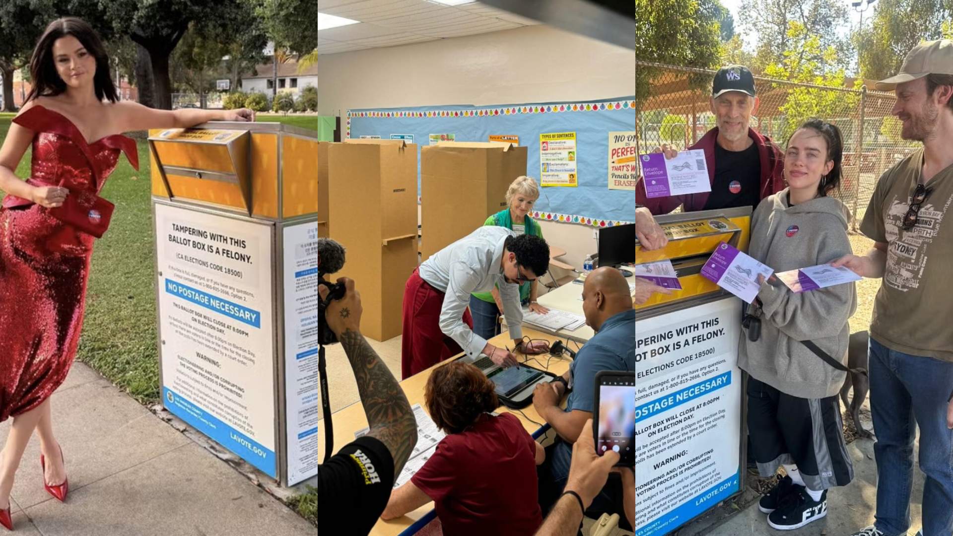 Celebridades llaman a votar en elecciones de Estados Unidos