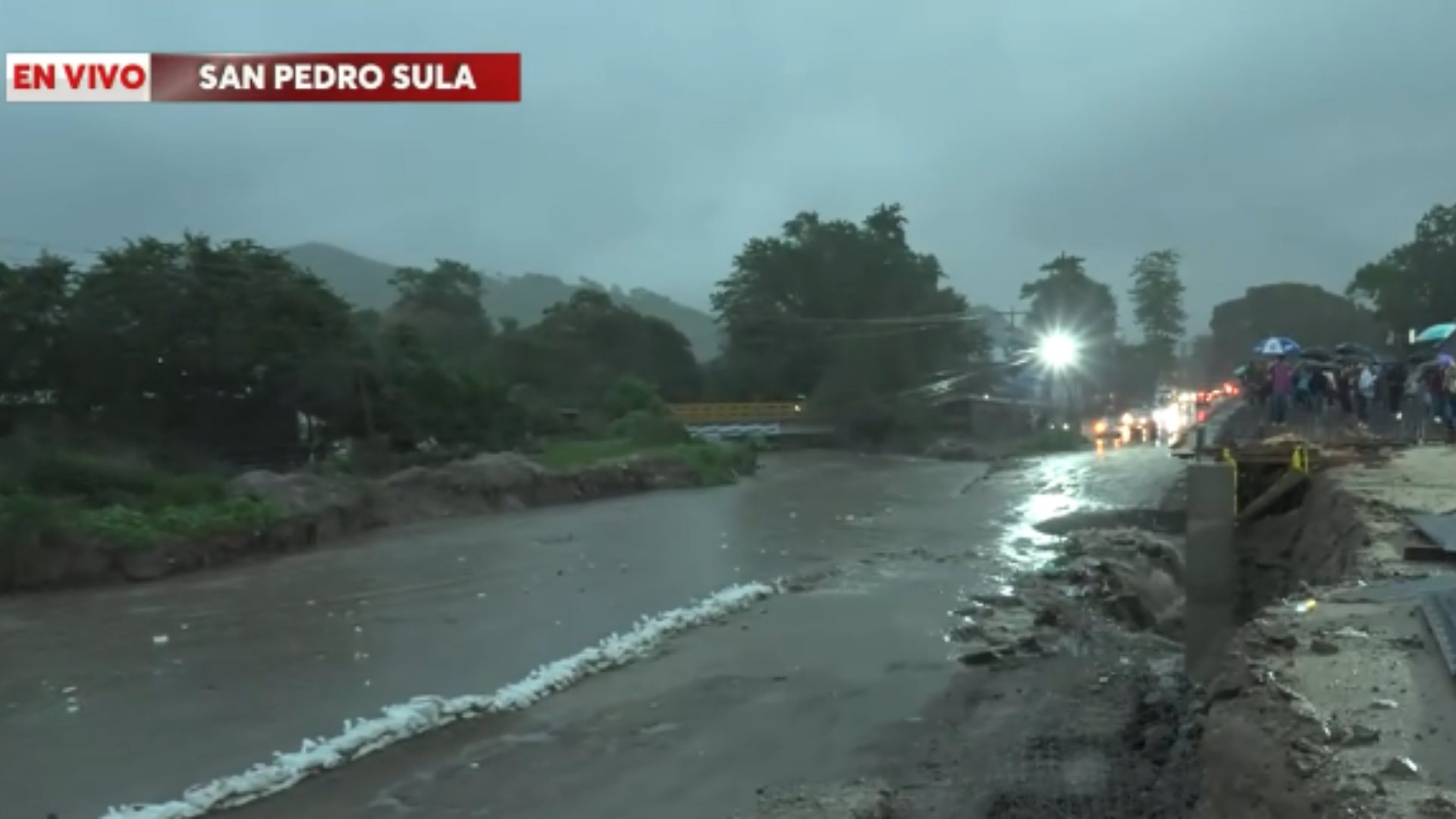 Frente frío en Honduras: lluvias azotan San Pedro Sula
