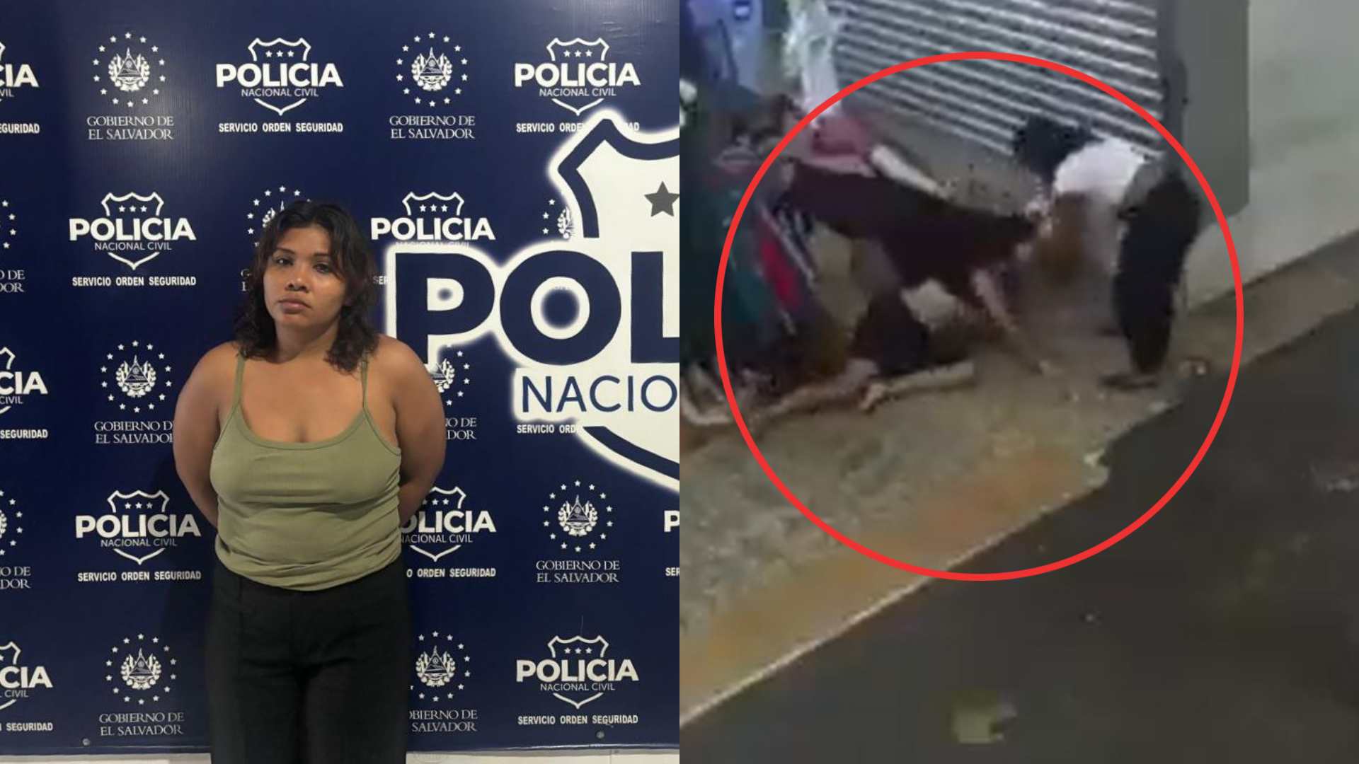 Hondureña detenida por ataque a vendedora en El Salvador (VIDEO)