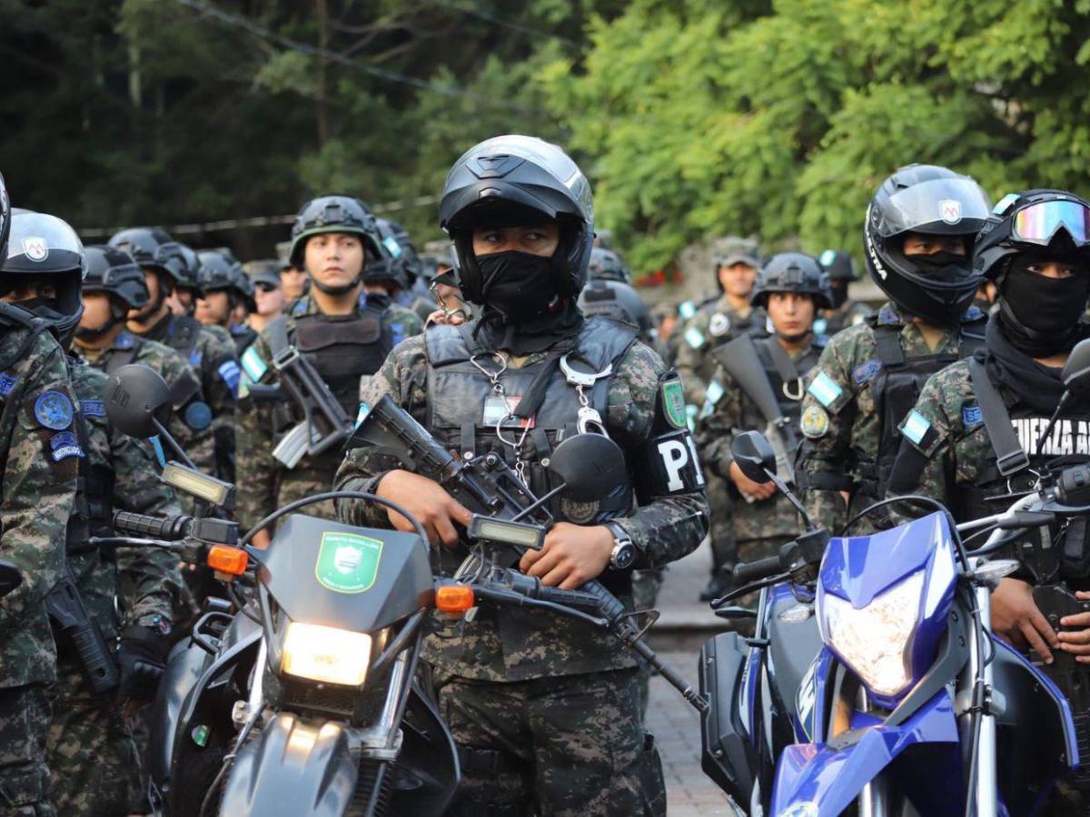 Comienzan las operaciones de Navidad Segura en Honduras con el despliegue de militares en las calles
