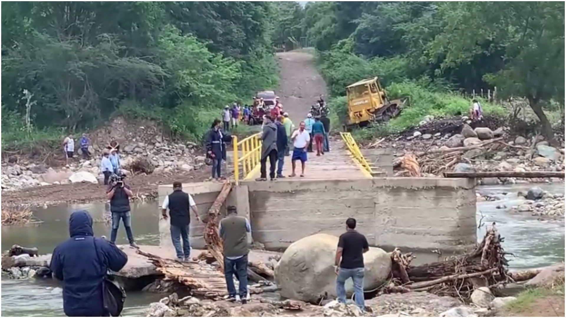 Comunidades incomunicadas en Olanchito tras el paso de la tormenta tropical Sara Olanchito, Yoro