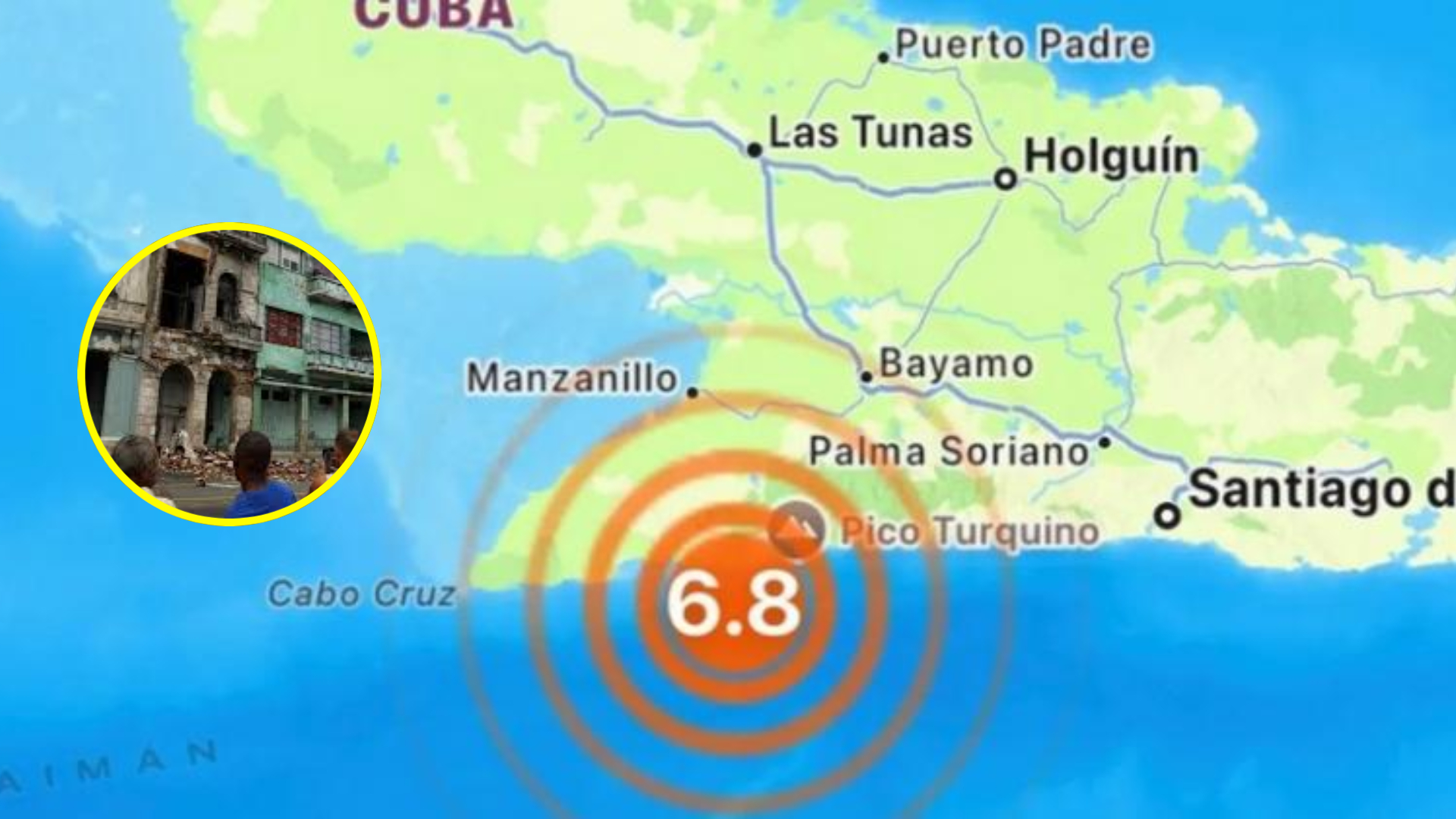 Sismo sacude a Cuba