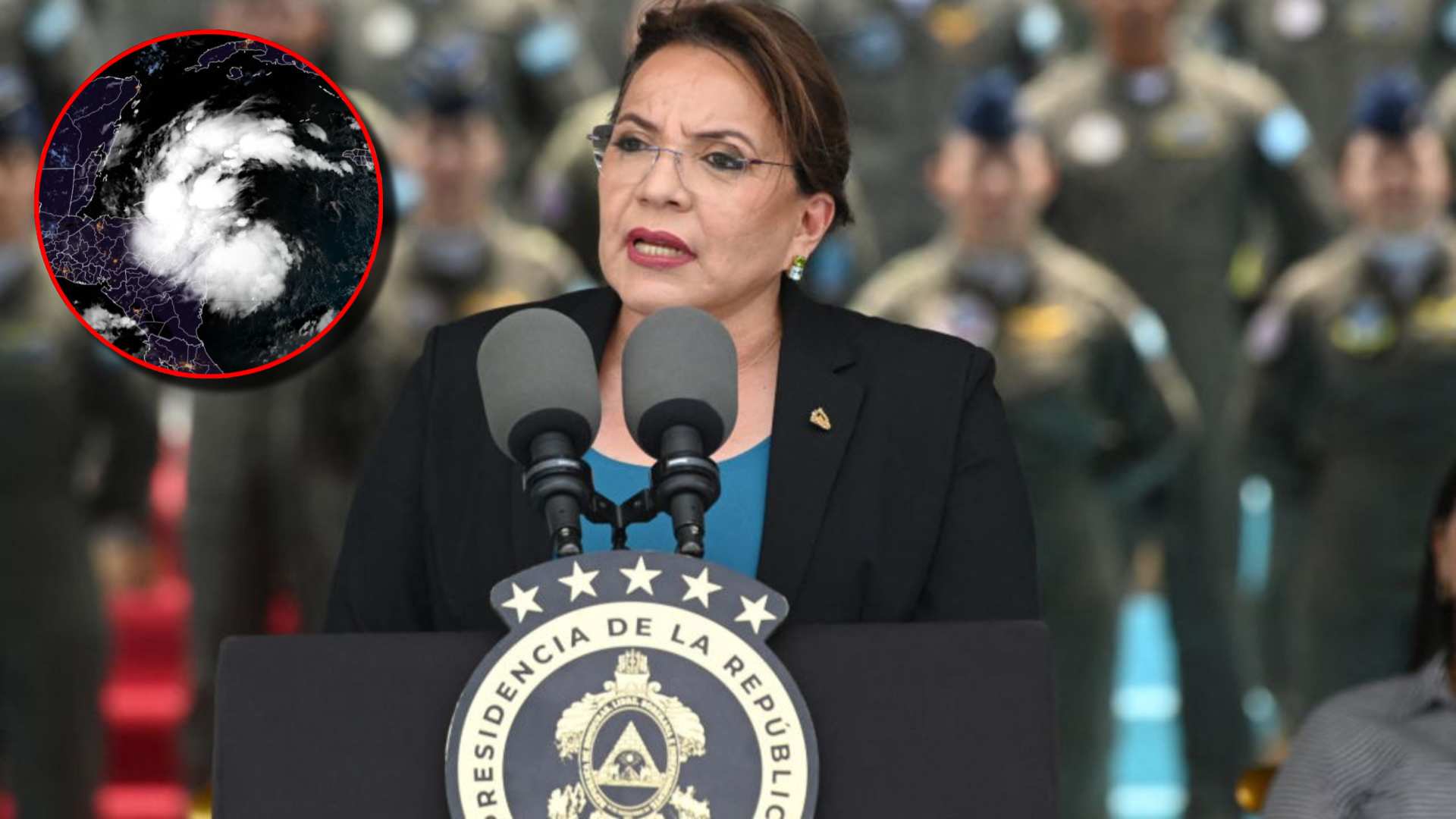 Presidenta Castro se pronuncia sobre tormenta tropical Sara; "podría ser catastrófico"