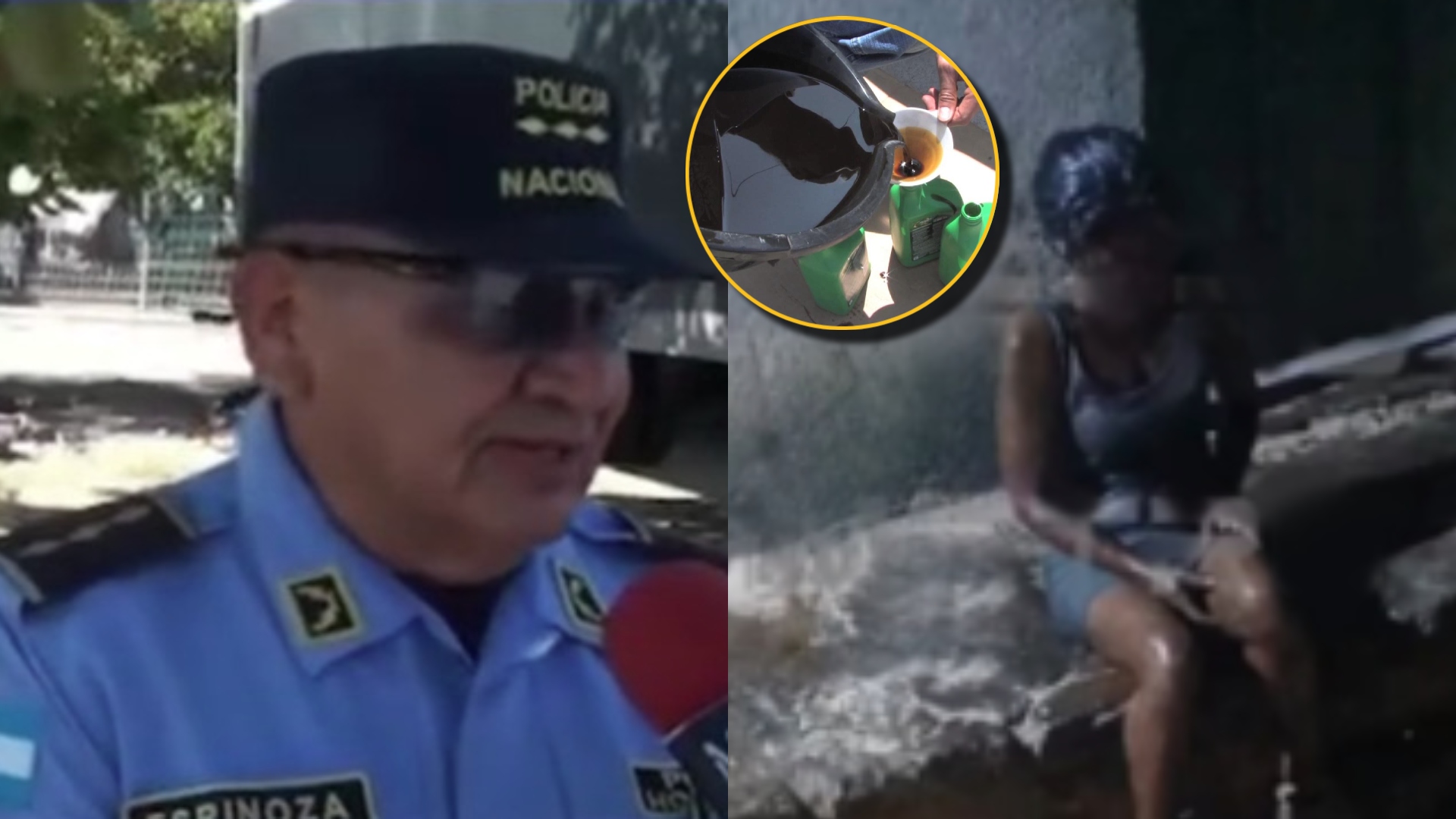 Hondureña resulta quemada con aceite