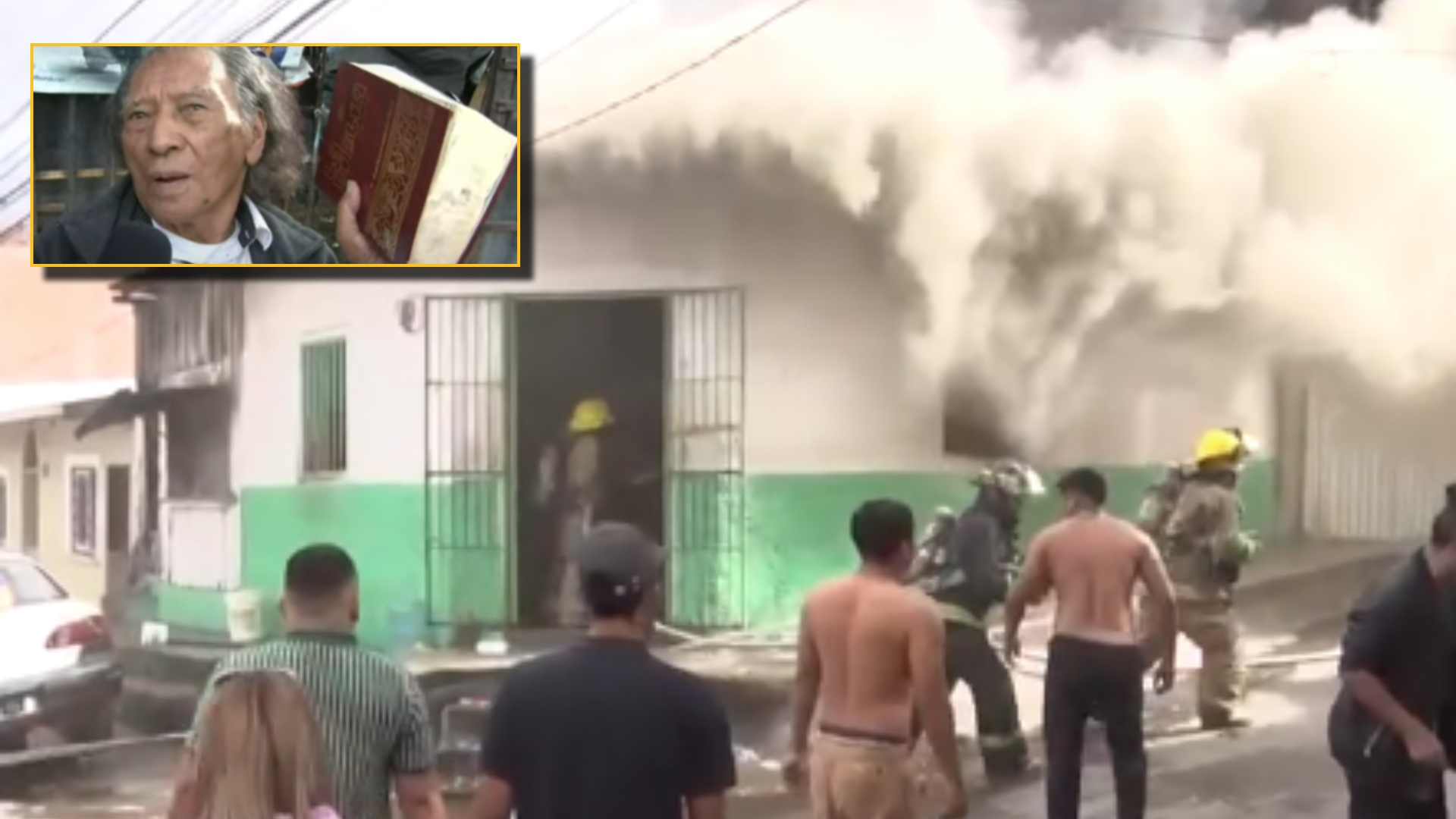 Incendio en Villa Adela