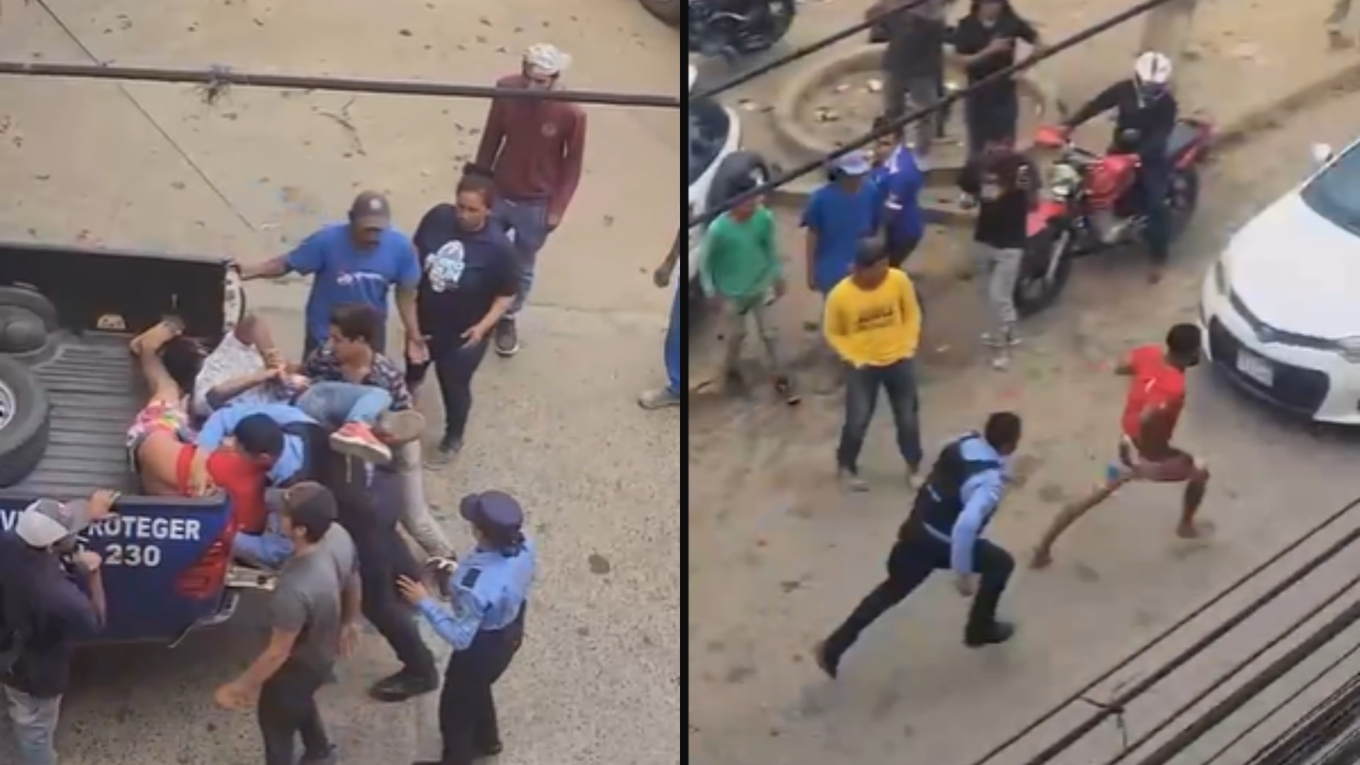 Hondureño escapa de policía