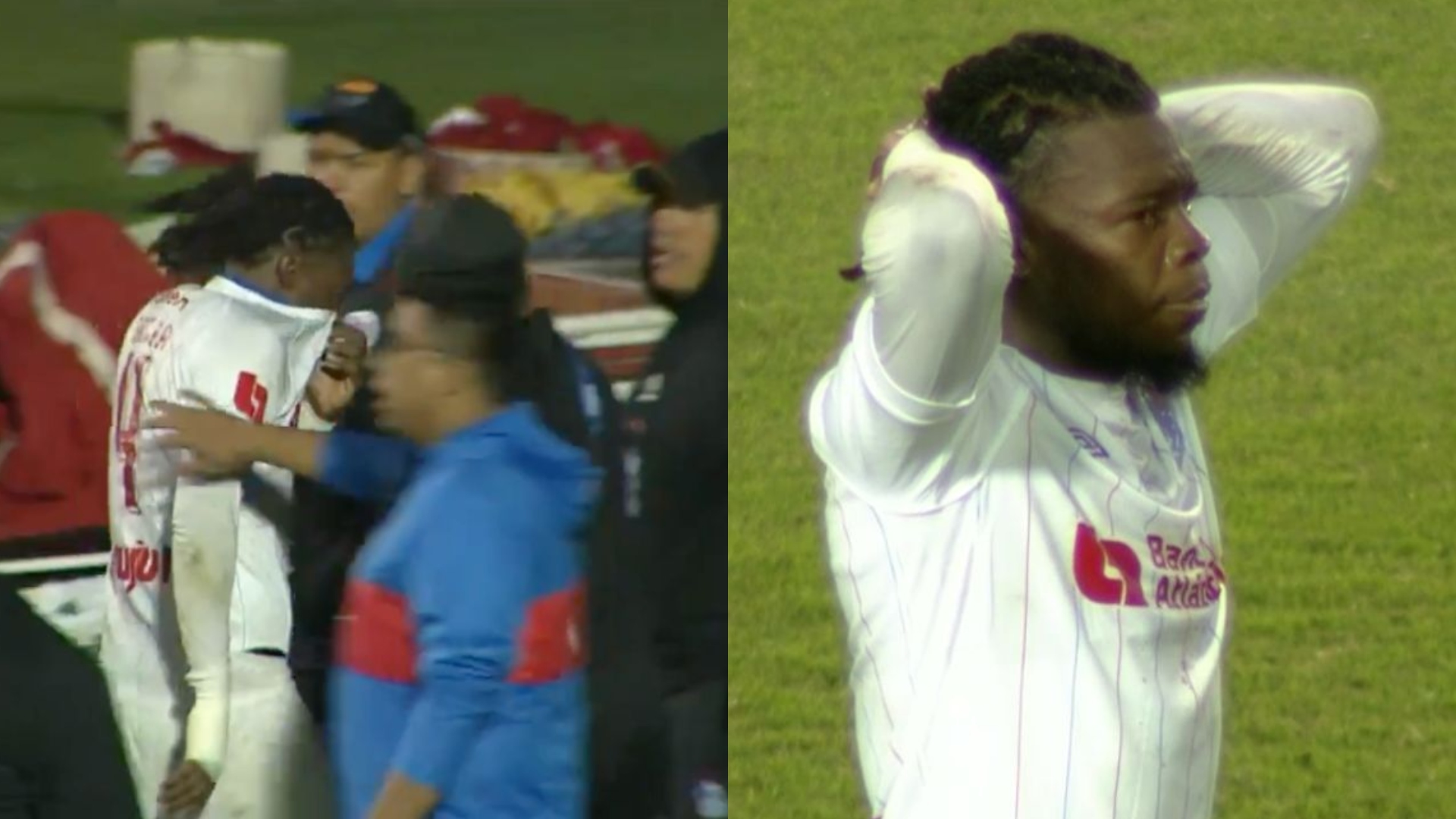 José García del Olimpia queda destrozado después de la derota de su equipo