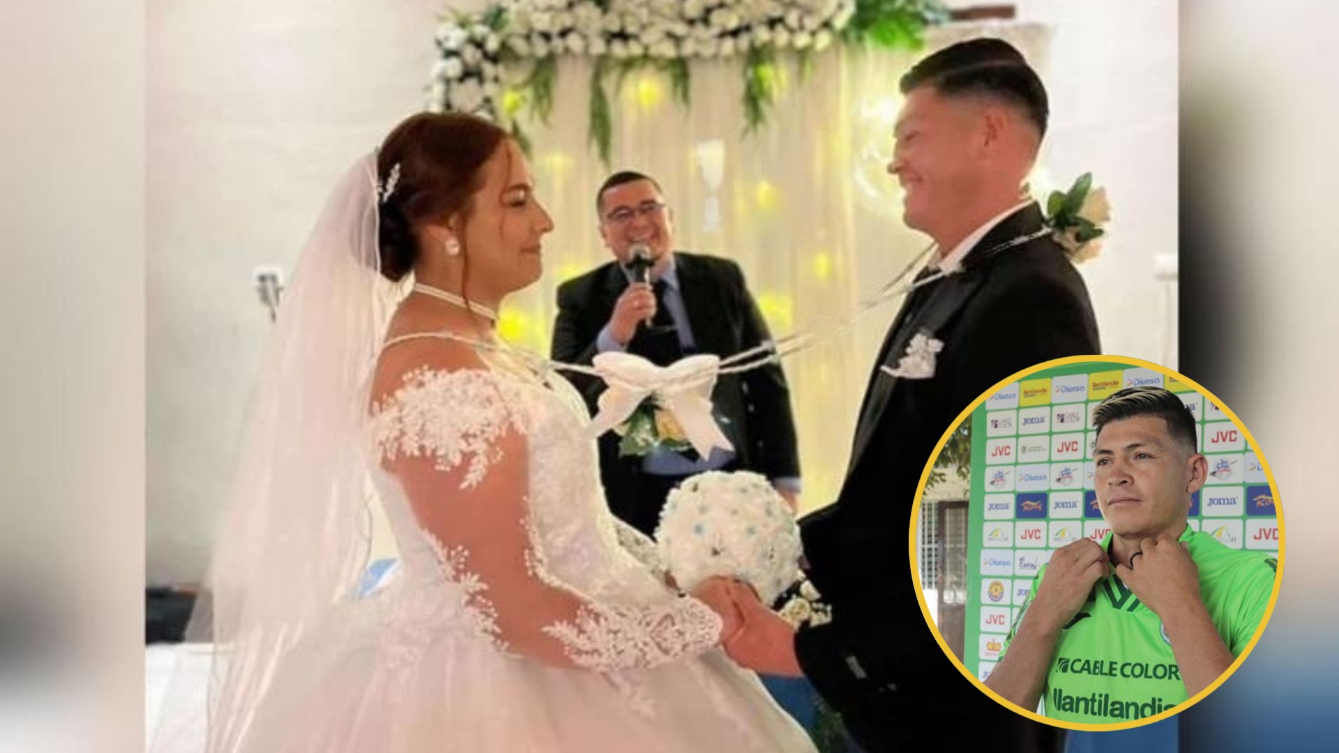 ¡Se casó antes del partido con Marathón! Así fue la boda de 'Chelito' Martínez