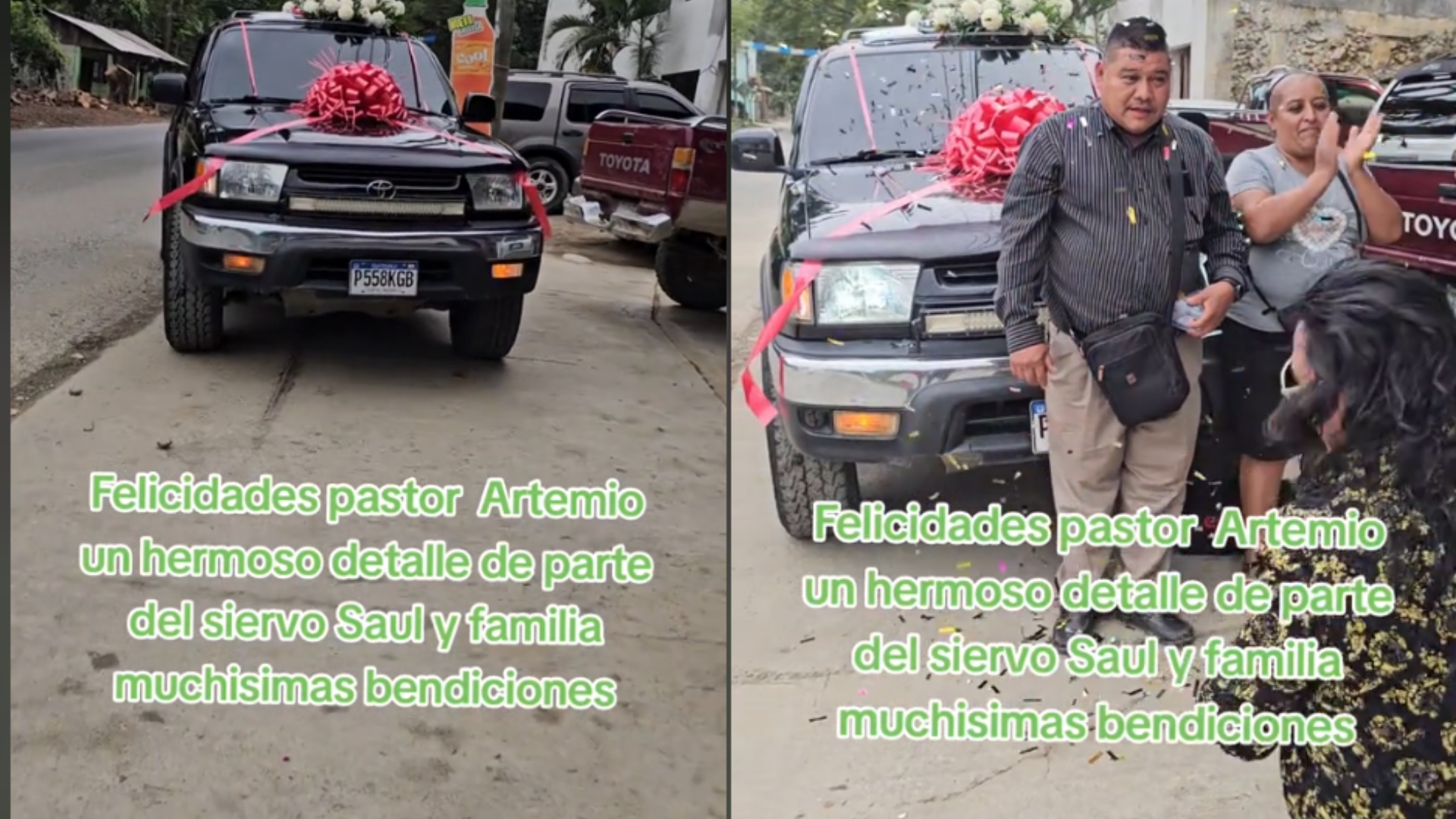 le regalan carro a pastor