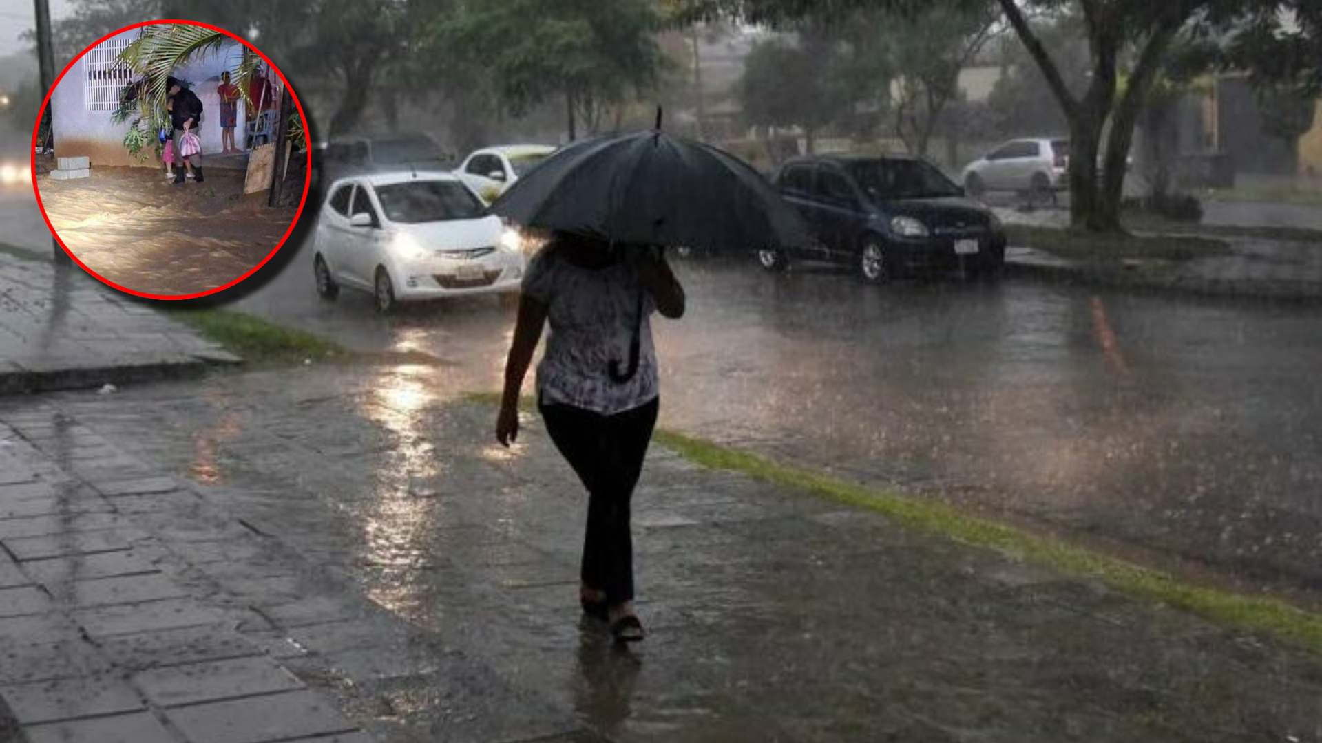 Inundaciones en Colón y Atlántida por frente frío; lluvias continuarán en estos sectores