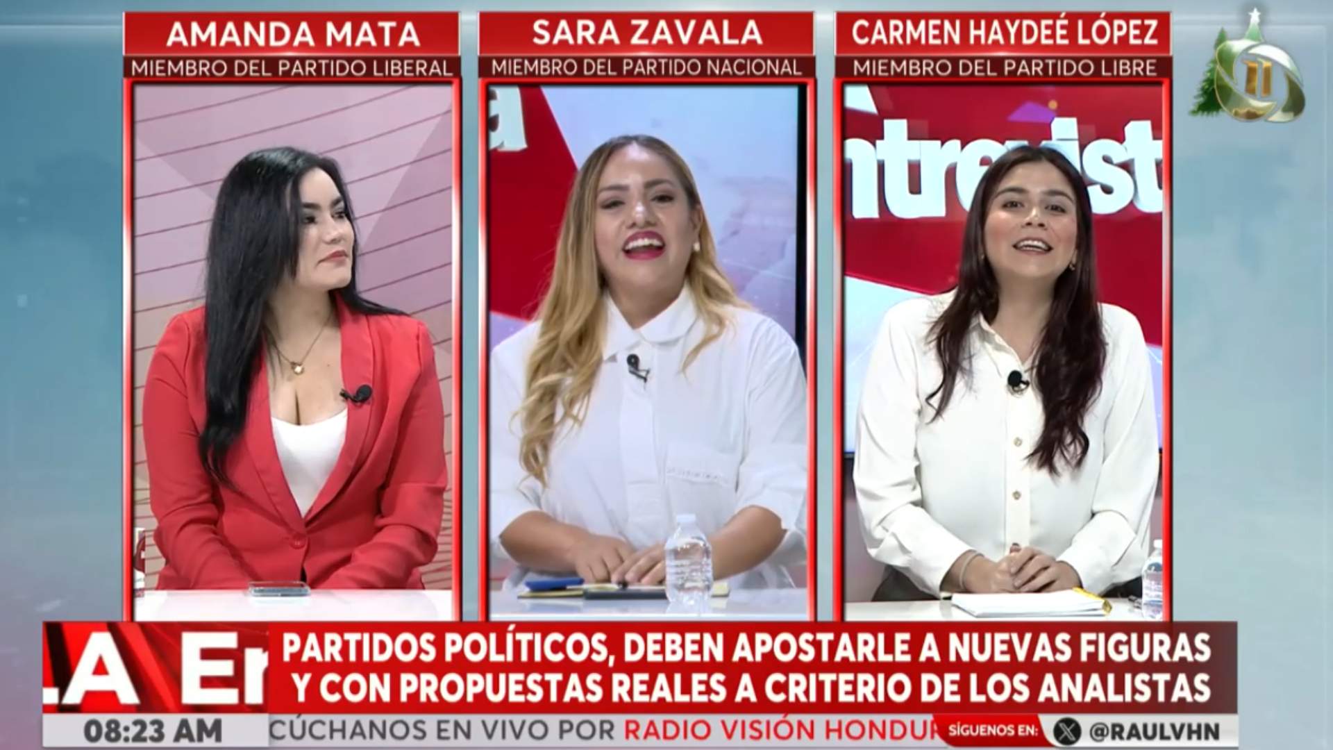 Tenso debate entre precandidatas a diputadas sobre proceso de elecciones en Honduras