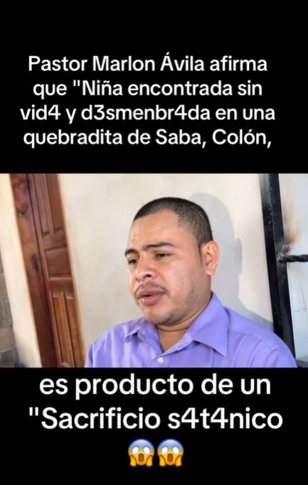 Pastor vincula la brutal muerte de niña hondureña en Colón con cultos satánicos