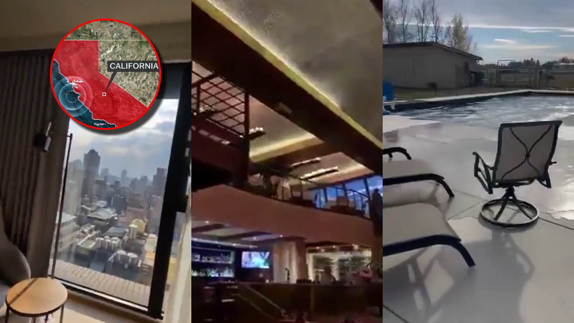 Terremoto en California: videos más impactantes
