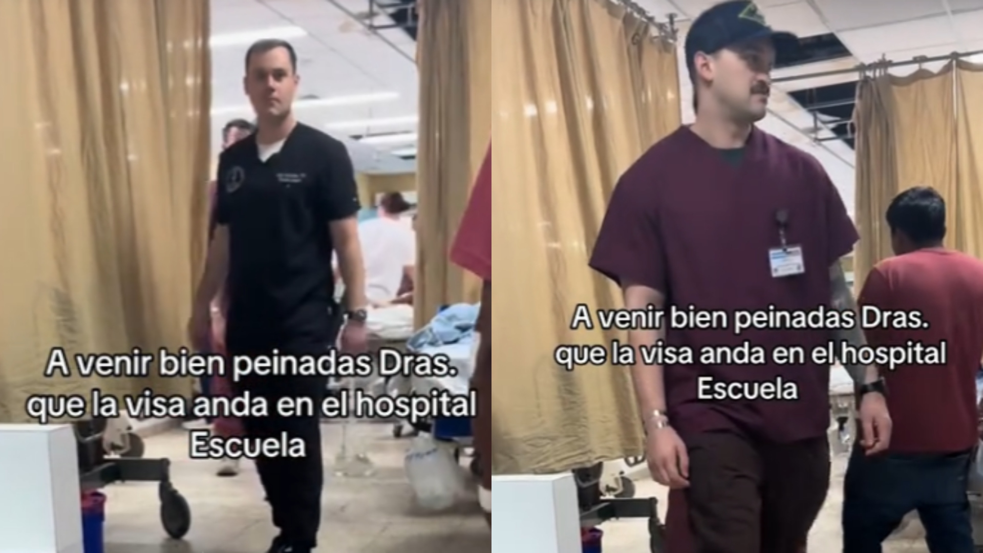gringos en el Hospital Escuela