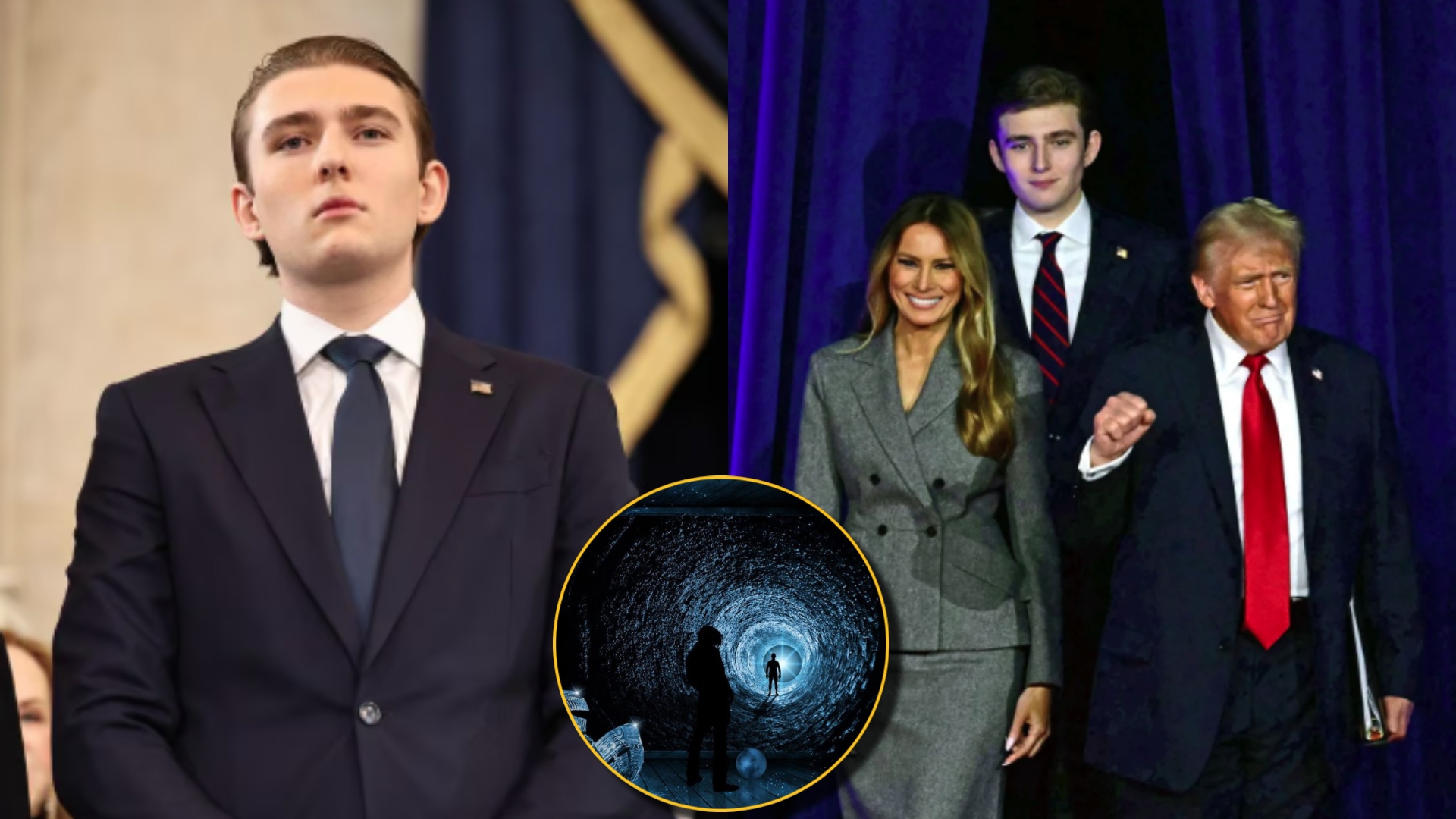 Barron Trump viajero en el tiempo