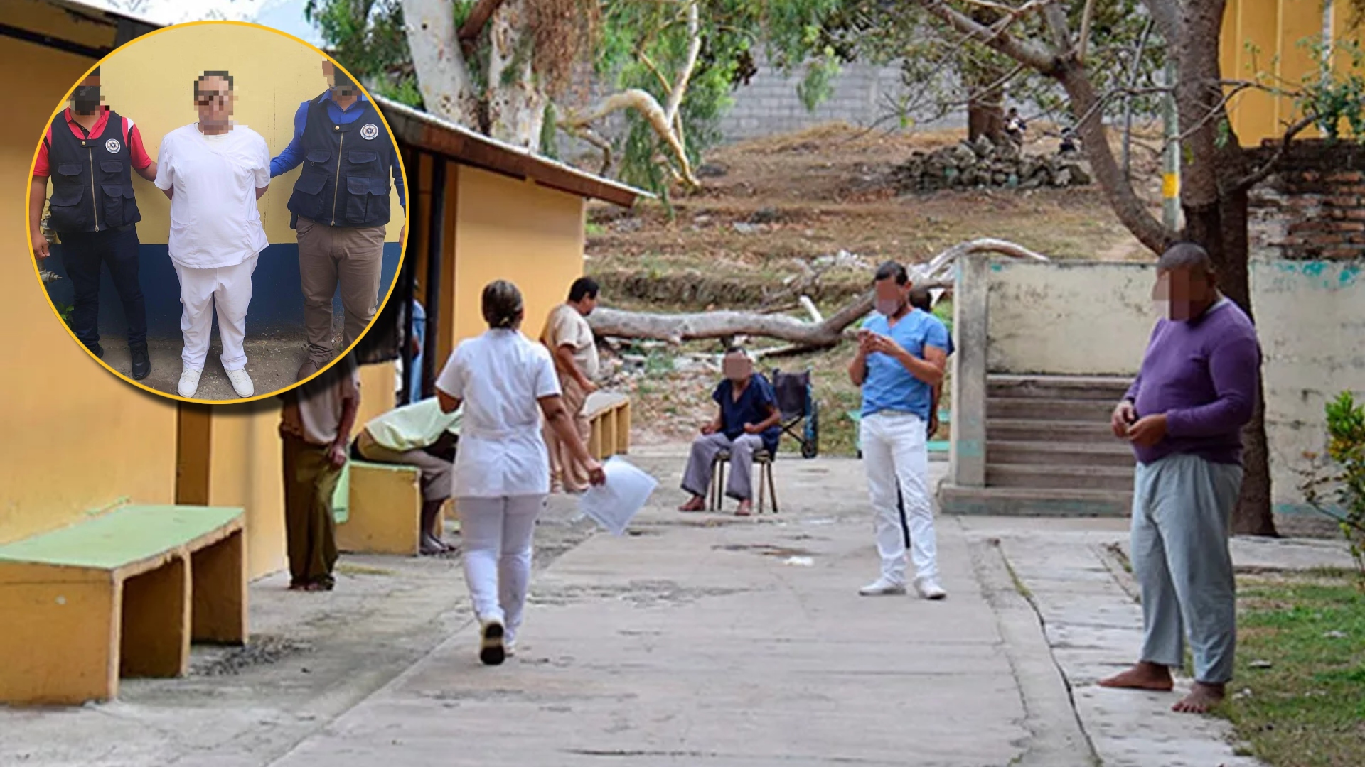 practicante abuso de menor en el Santa Rosita