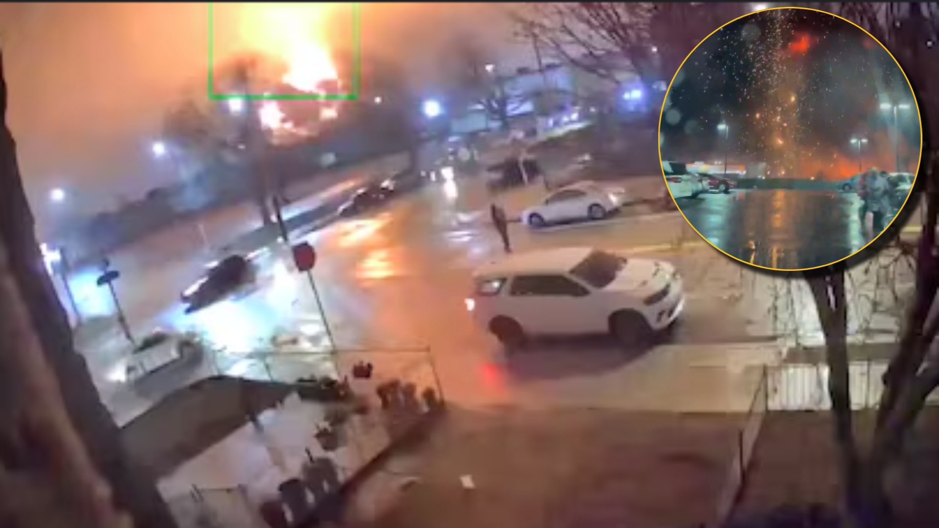 video del momento del accidente avioneta