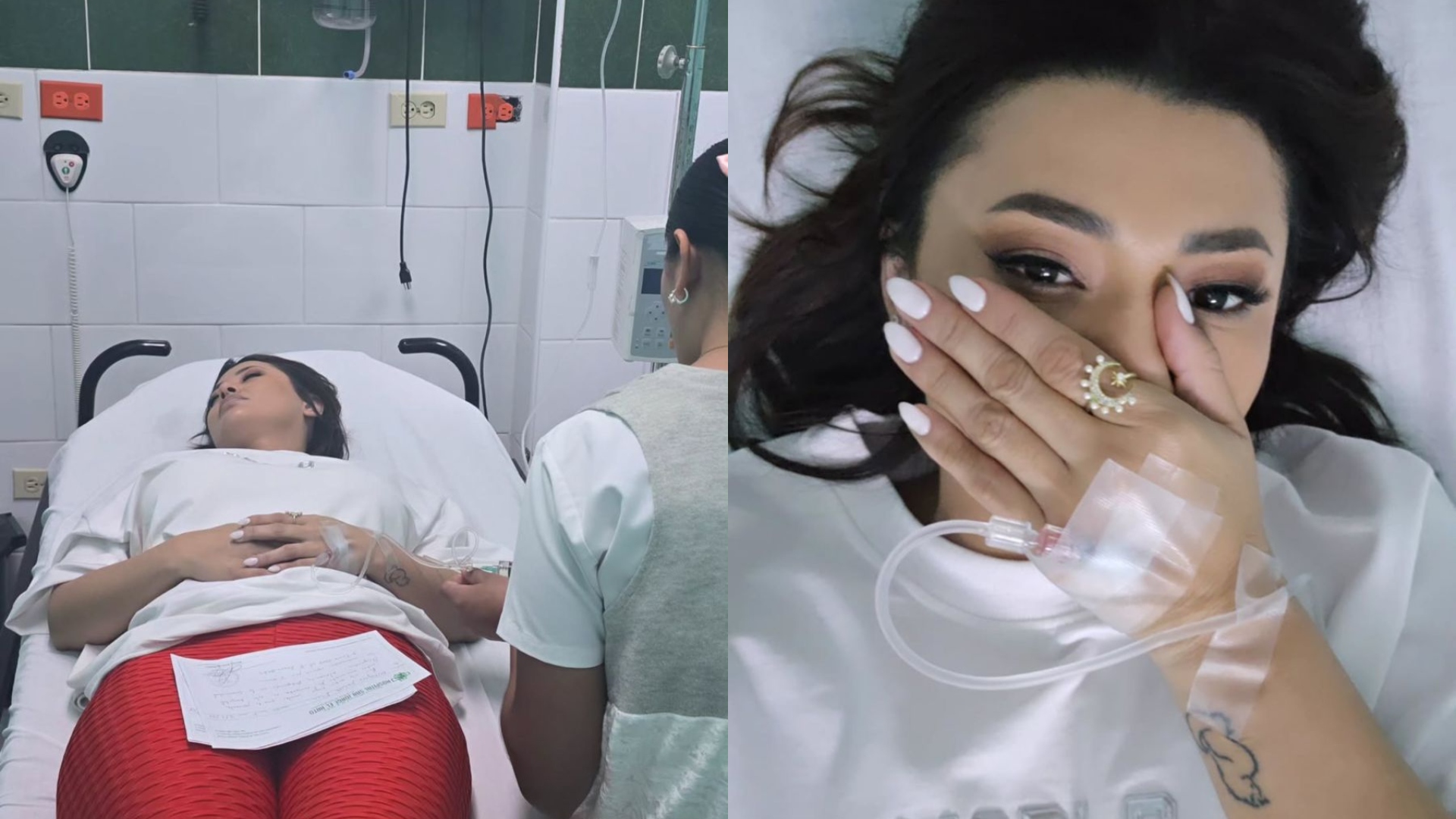Milagro Flores hospitalizada