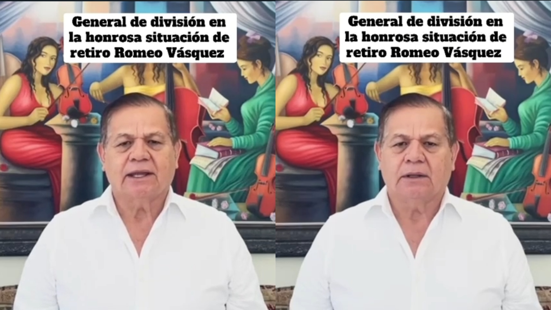 Romeo Vásquez Velásquez se pronuncia tras ser enviado a arresto domiciliario por el caso de Isy Obed Murillo