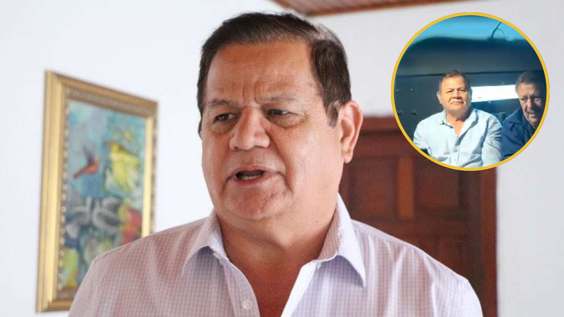 Así fue la reacción de Romeo Vásquez Velásquez tras ser trasladado a Támara