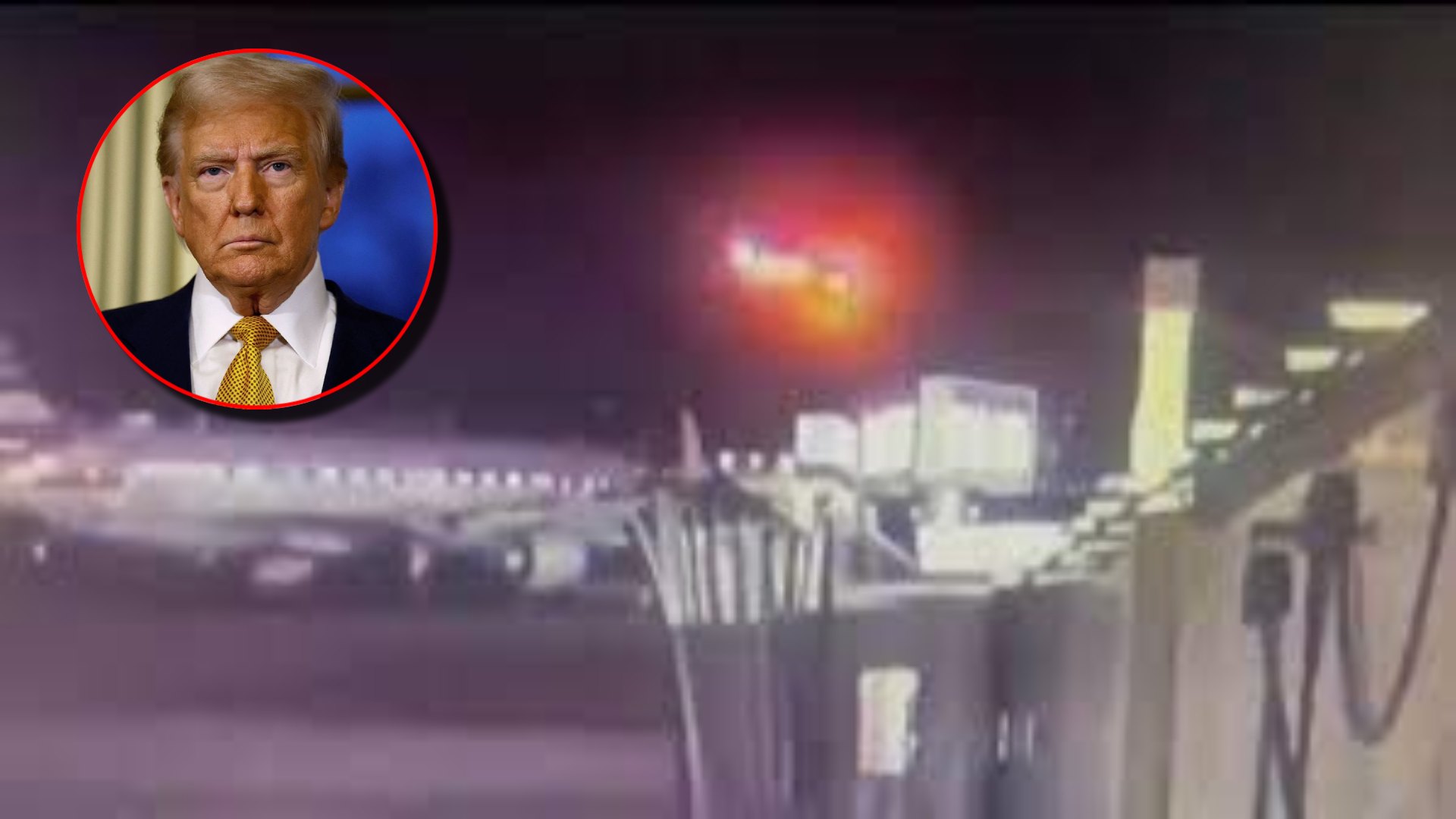 Accidente aéreo en Washington: reacción de Donald Trump