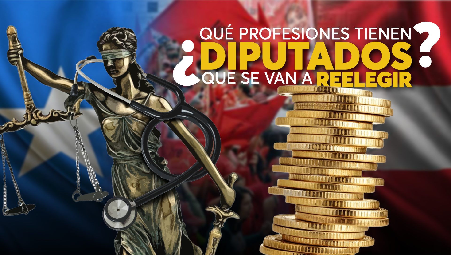 ¿Cuáles son las profesiones de diputados que buscan reelección en Honduras?