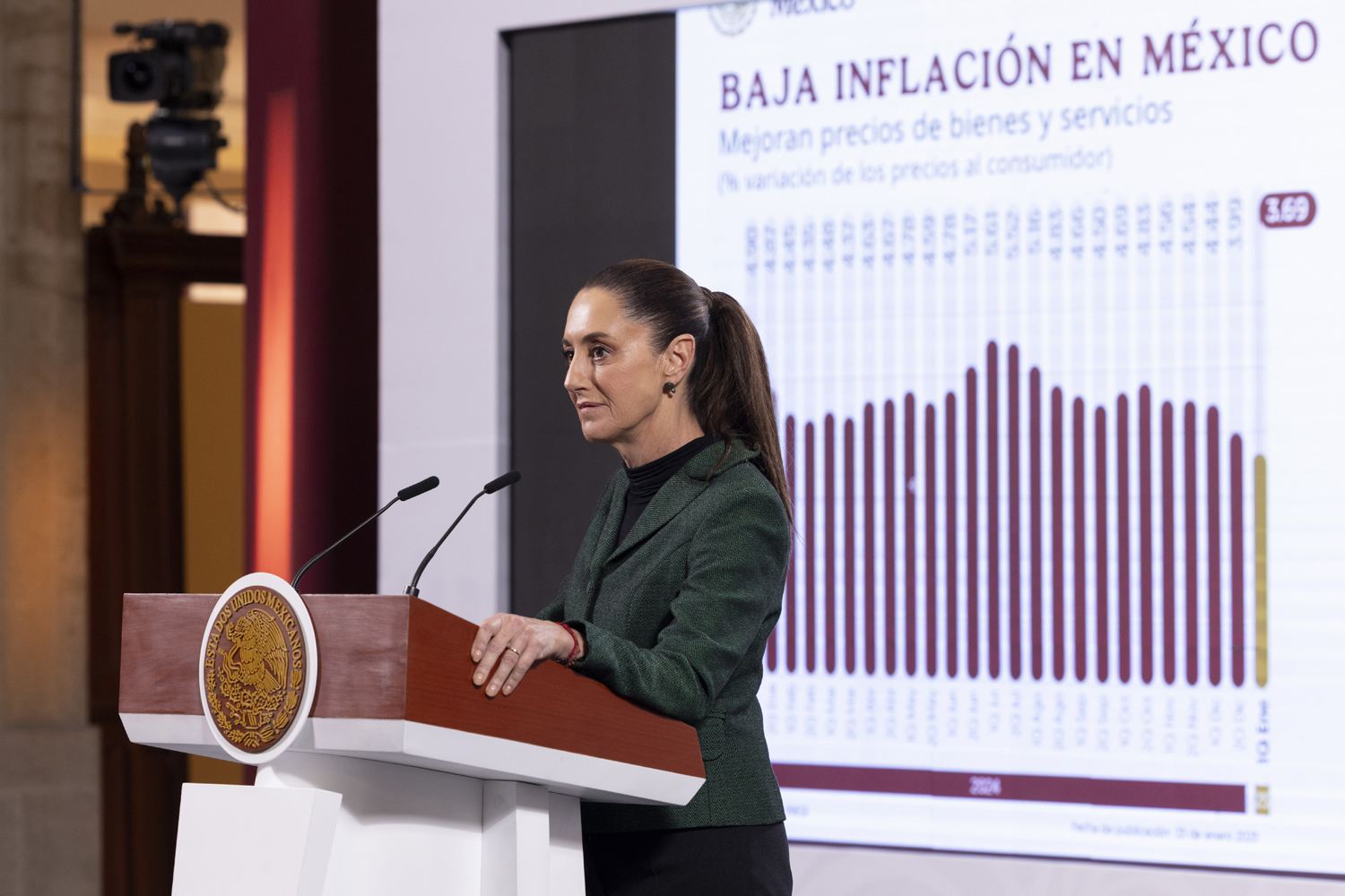  Claudia Sheinbaum. Tomada de el gobierno de México.