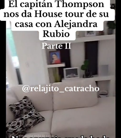 "Tengo mejores cosas yo" Tour por la casa de Alejandra Rubio desata polémica 