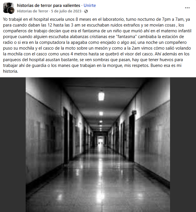 "Sombras diabólicas" Comparten historias paranormales del Hospital Escuela