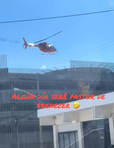 Video de helicóptero aterrizando en iglesia Ebenezer causa polémica