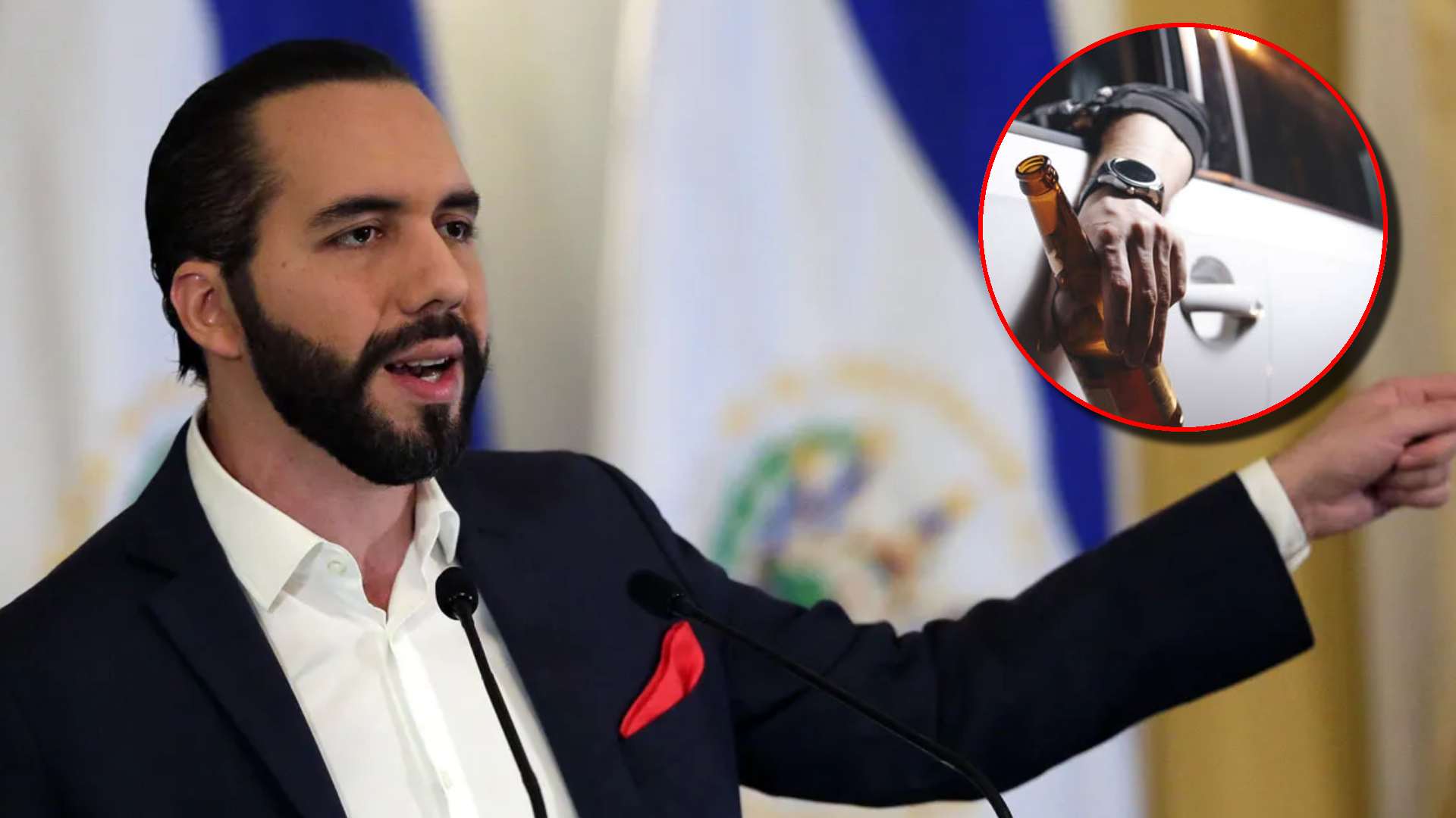 Nayib Bukele conductores ebrios