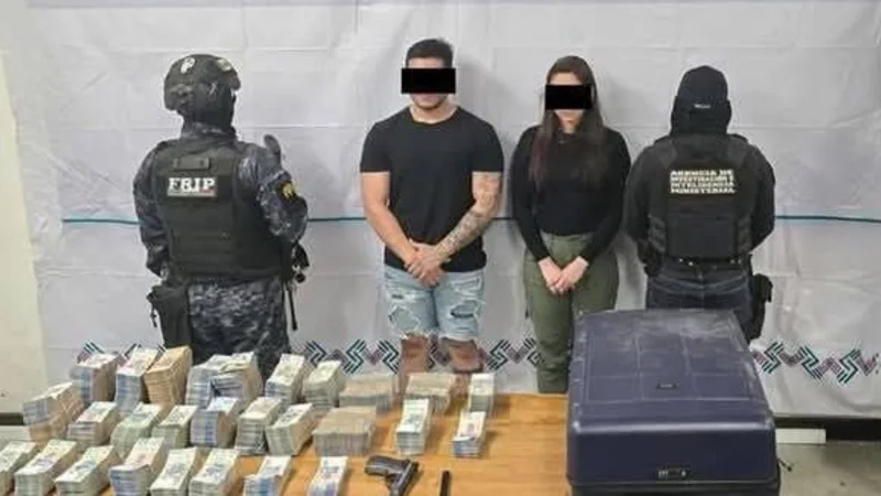Capturan a pastora y su amante por supuestamente robarse el diezmo de la iglesia