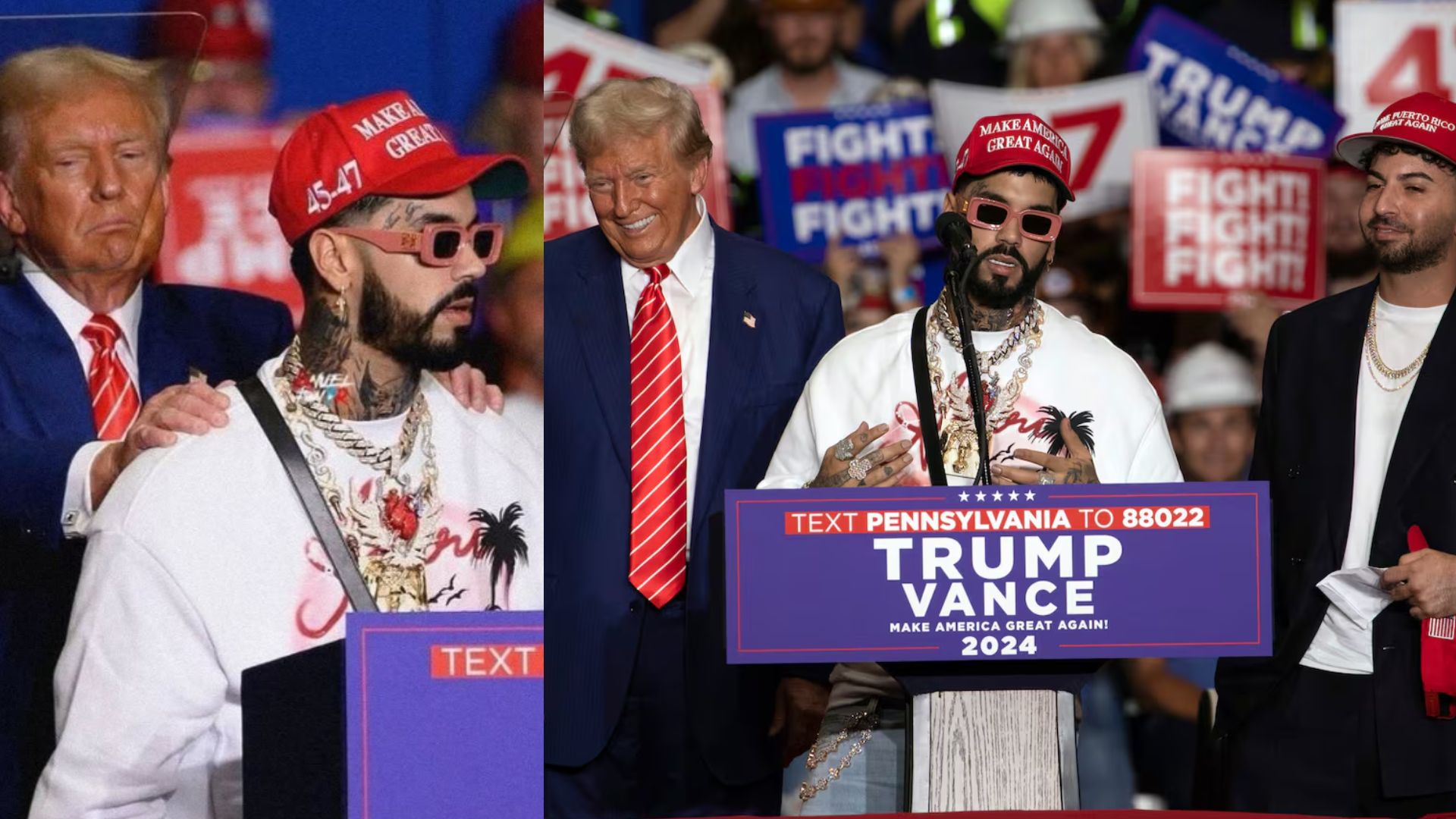 ANUEL AA donald trump