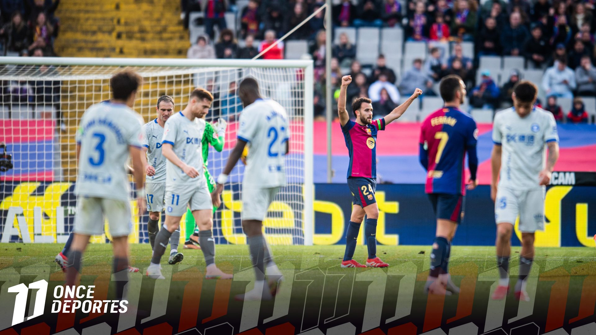 Barcelona derrota al Deportivo Alavés 1-0 y se acerca peligrosamente al Real Madrid